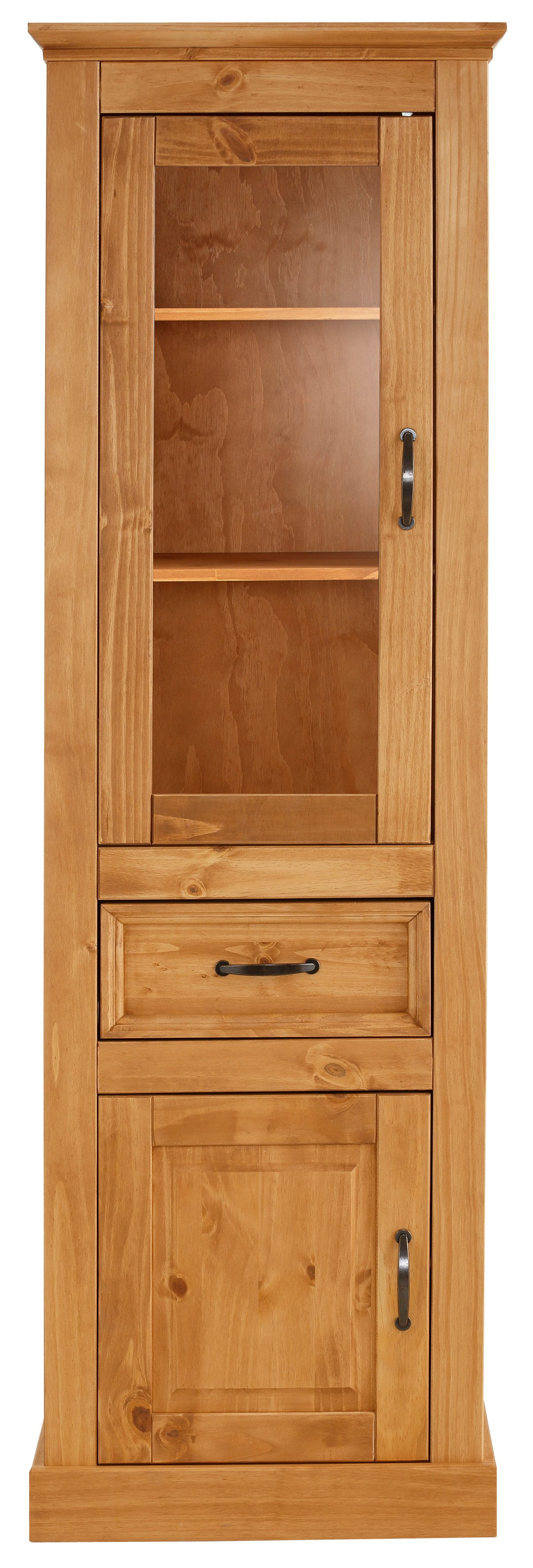 Home affaire Wandmeubel Selma 2 vitrines en 1 lowboard (set, 3-delig)