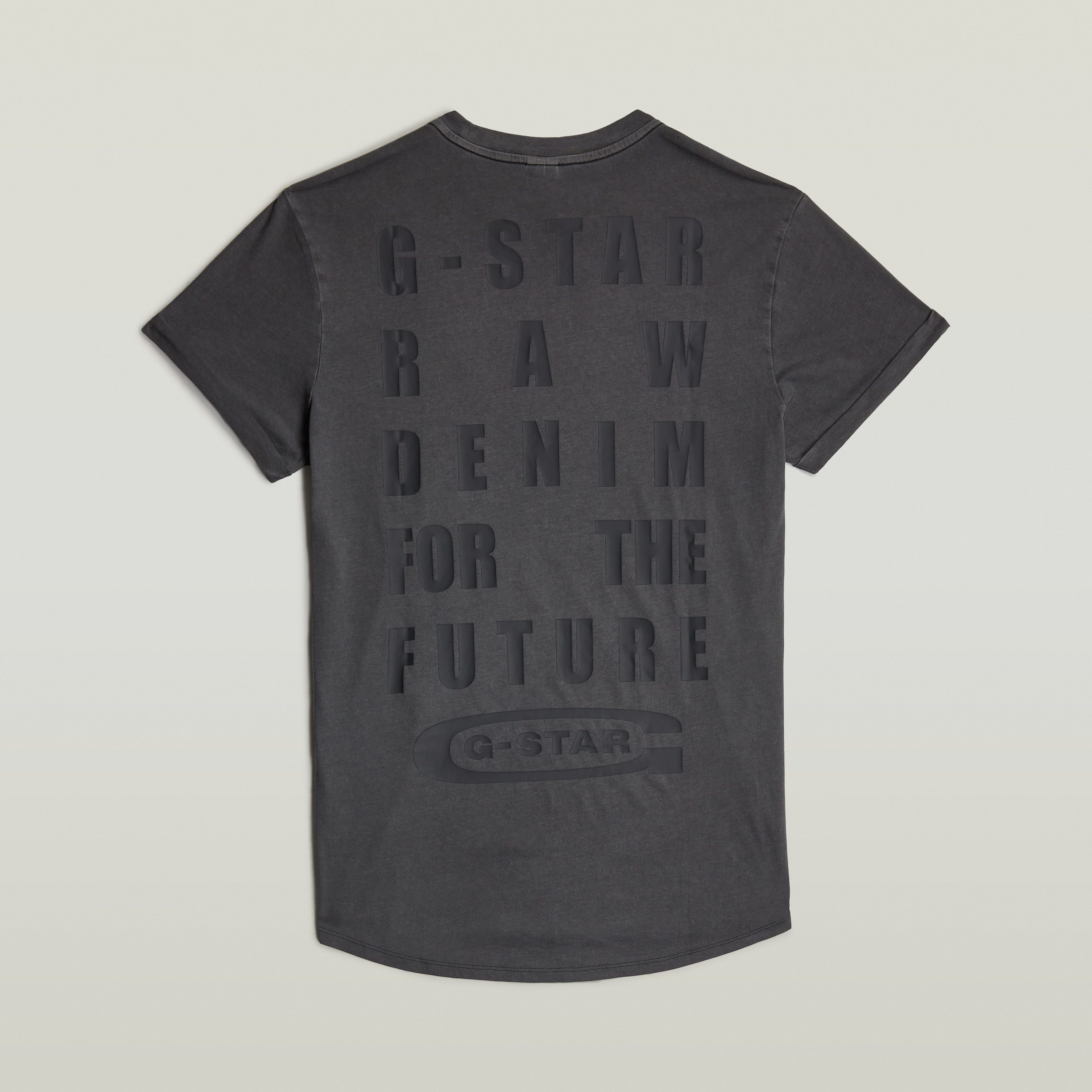 G-Star RAW T-shirt Text Back Overdyed Lash