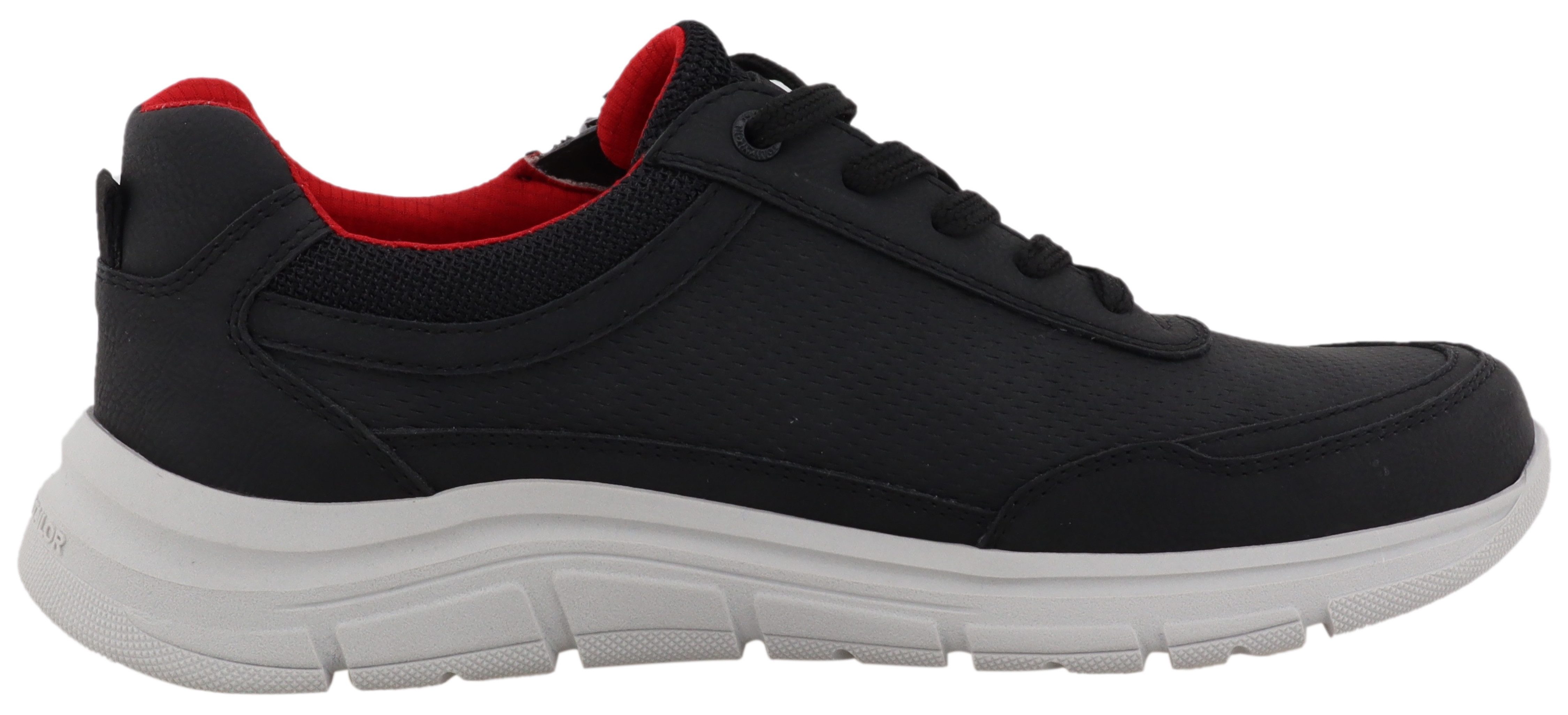 Tom Tailor Sneakers , vrijetijdsschoen, lage schoen, veterschoen met logo-opdruk