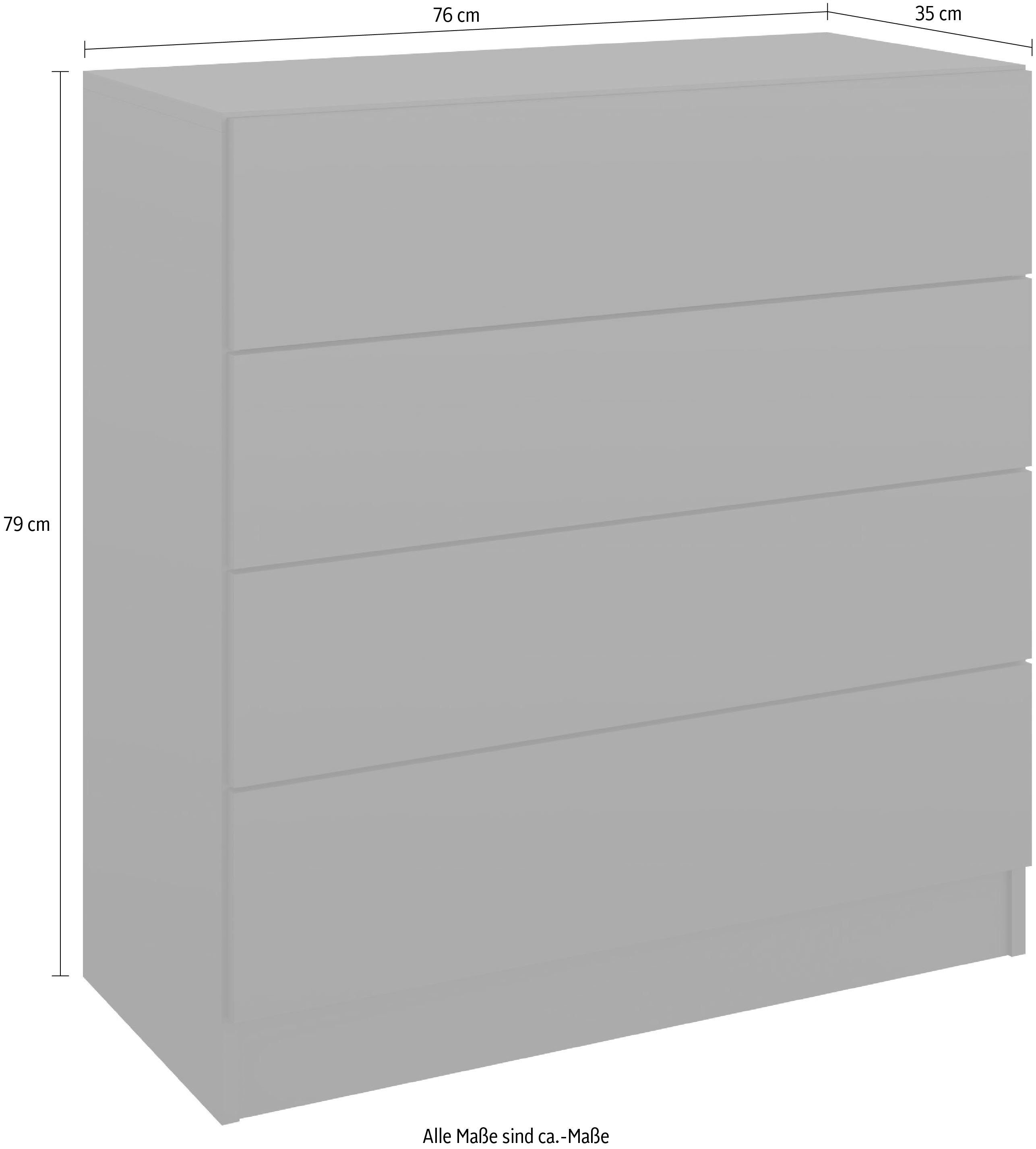 borchardt Möbel Kast Vaasa Breedte 76 cm