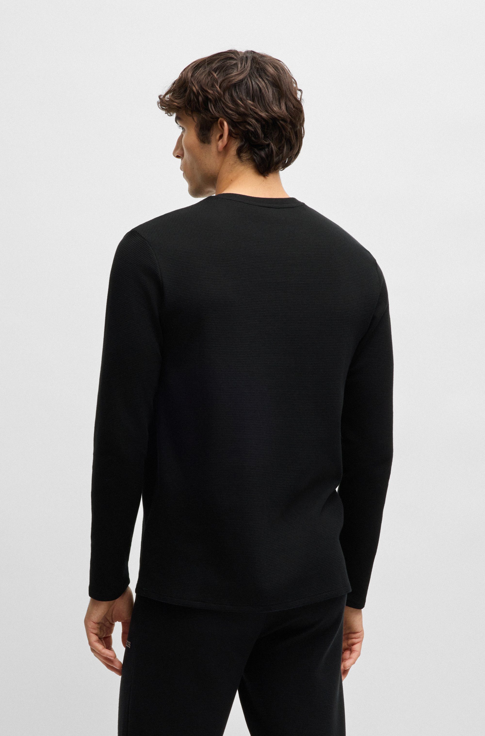 BOSS Pyjama top Waffle LS-Shirt