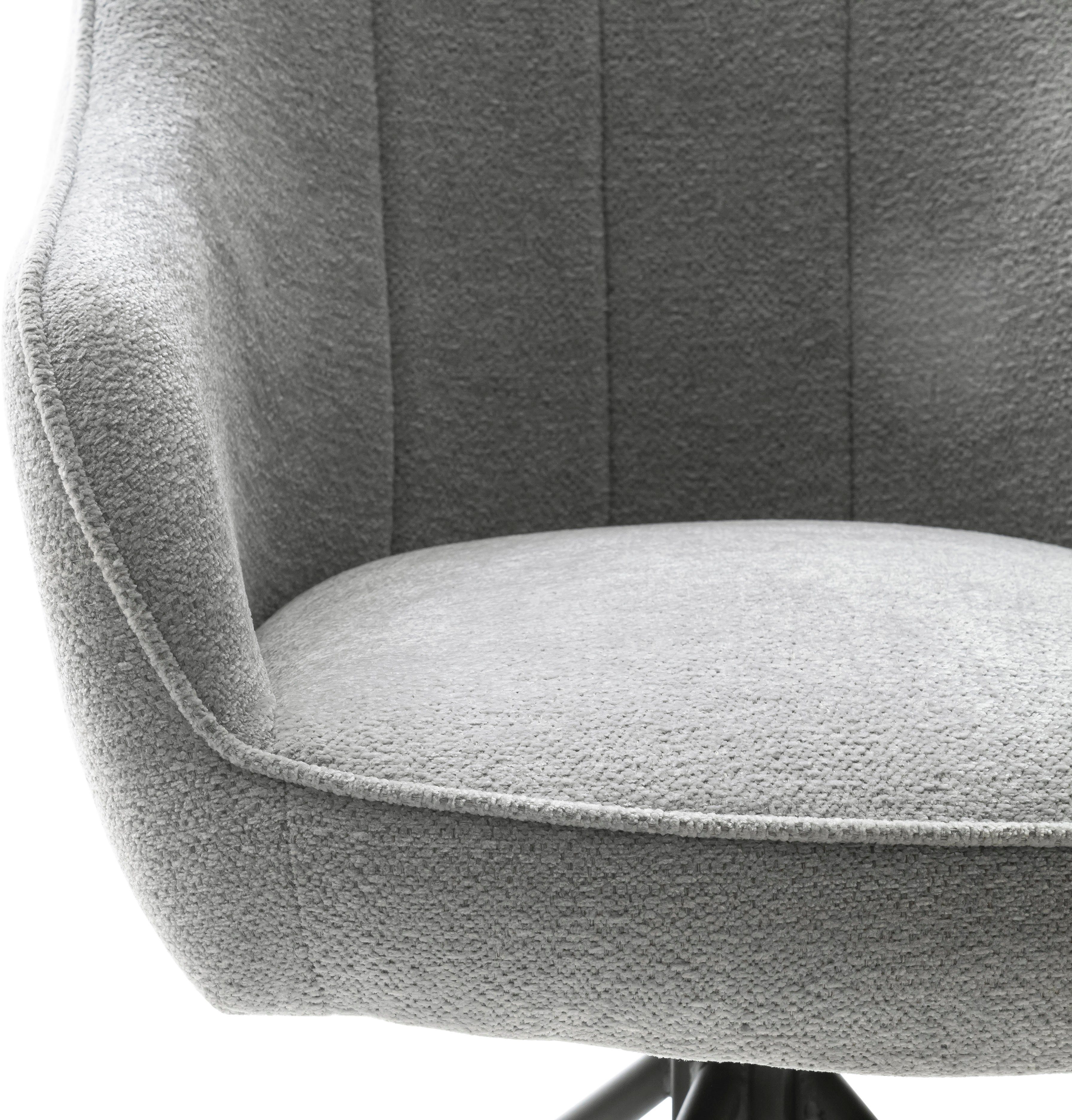 MCA furniture Eetkamerstoel KASAMA (2-pack), 180° draaibaar, belastbaarheid 120 kg, zithoogte ca. 51 cm