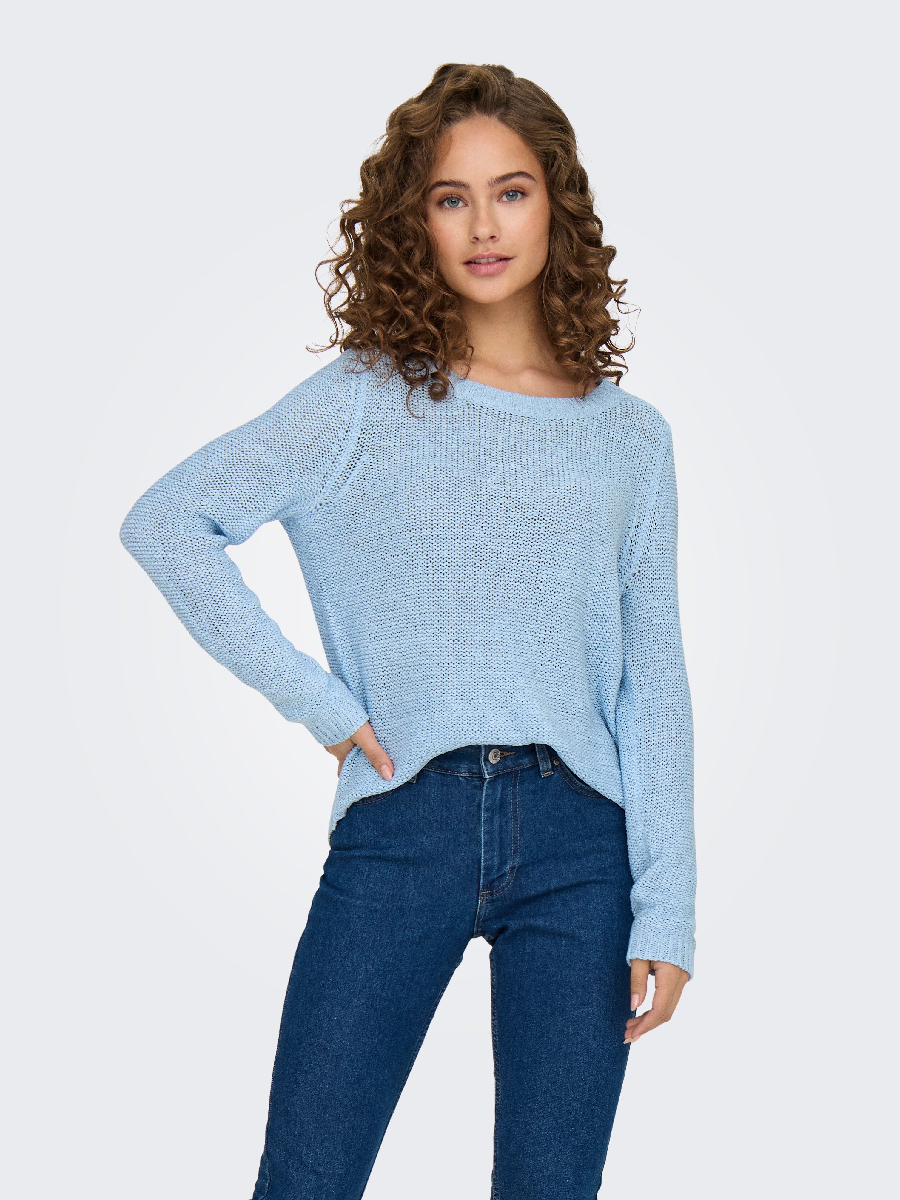 Only Gebreide trui ONLGEENA XO L S PULLOVER KNT NOOS