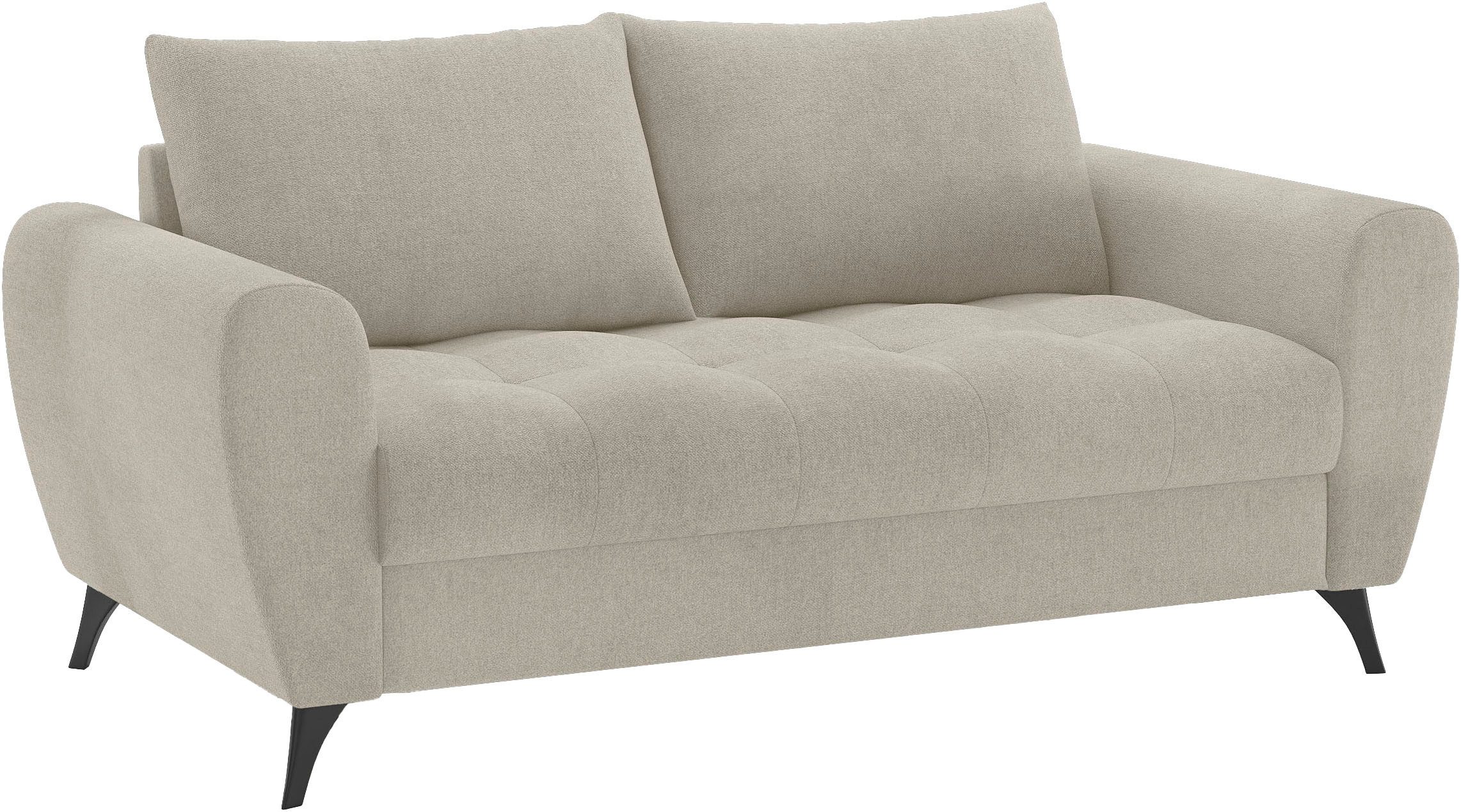 Mr. Couch 2,5-zits Blackburn II Met koudschuimvering tot 140 kg belastbaar beige, 2-zitsbanken, 180 cm