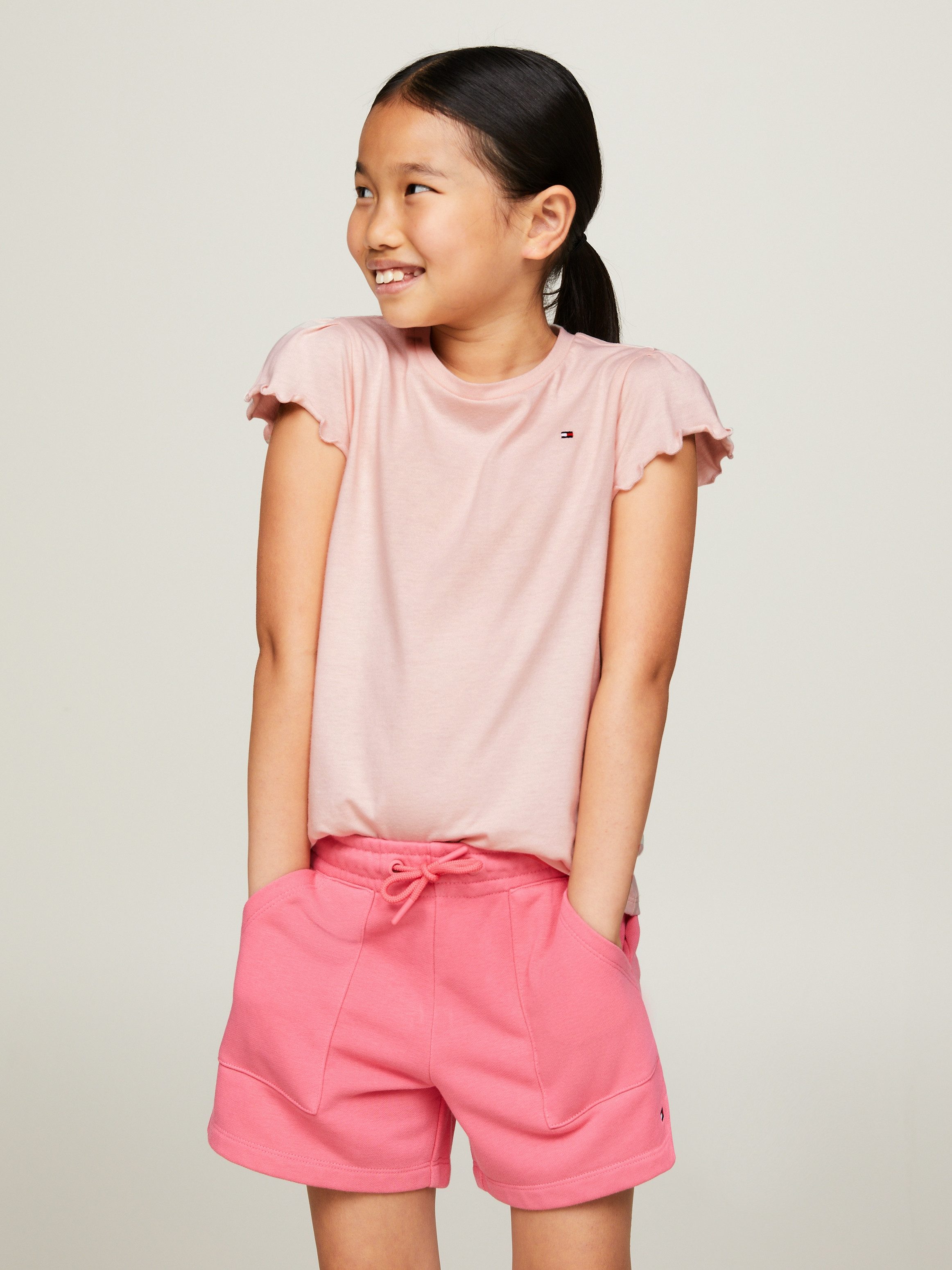 Tommy Hilfiger T-shirt ESSENTIAL RUFFLE SLEEVE TOP S S