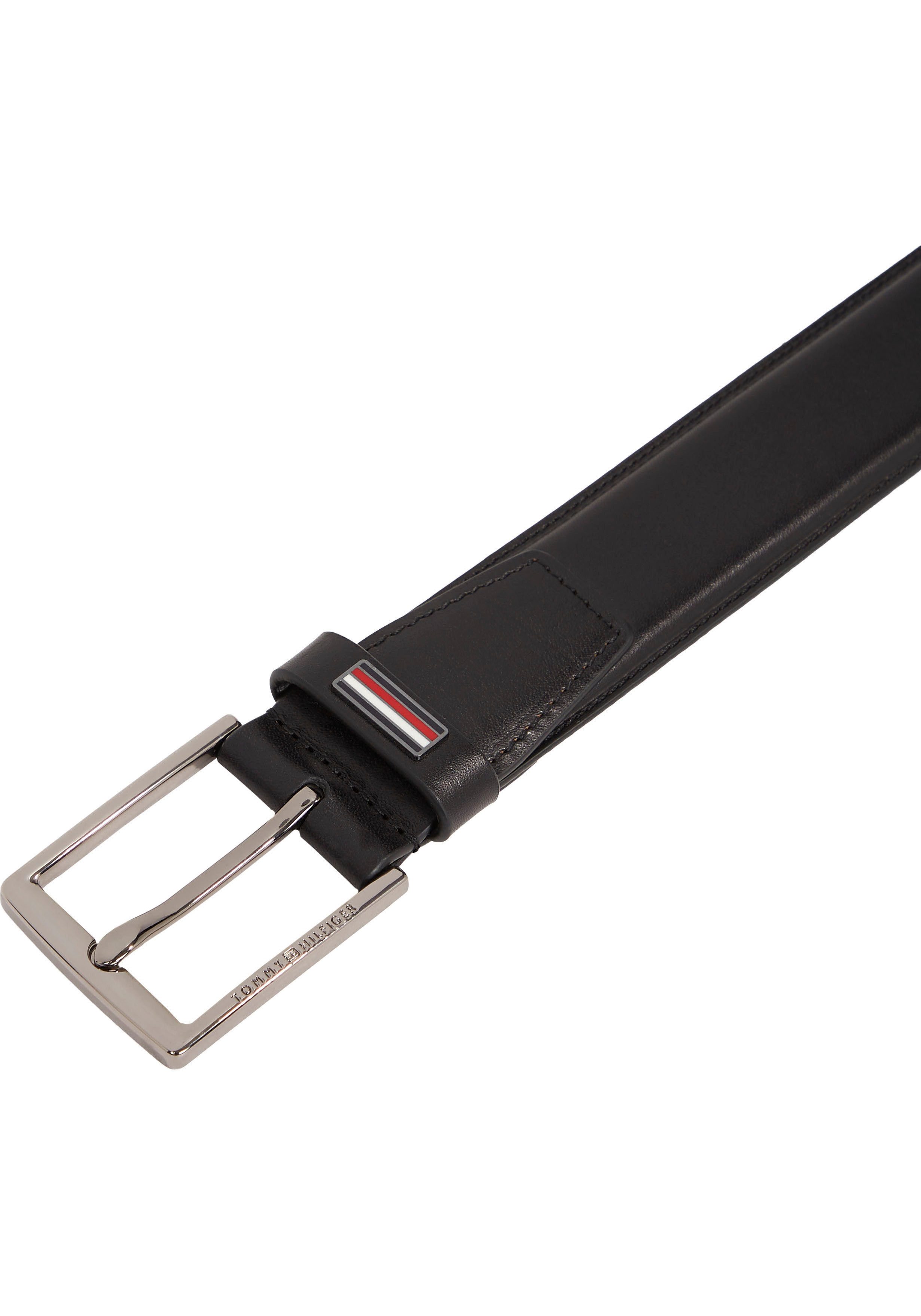 Tommy Hilfiger Leren riem Business 3.5 cm met een logo-opschrift