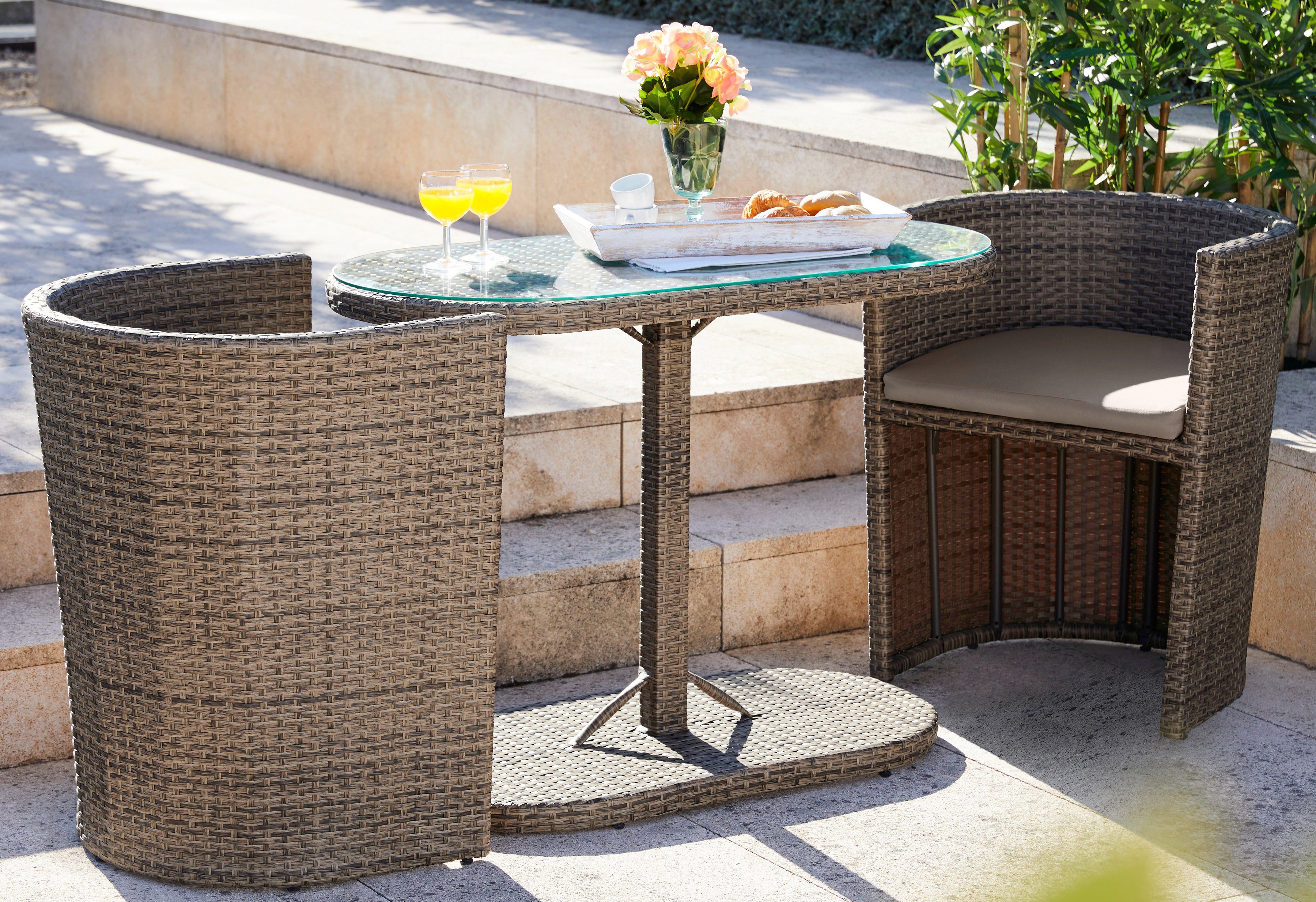 MERXX Balkonset Ancona Wicker