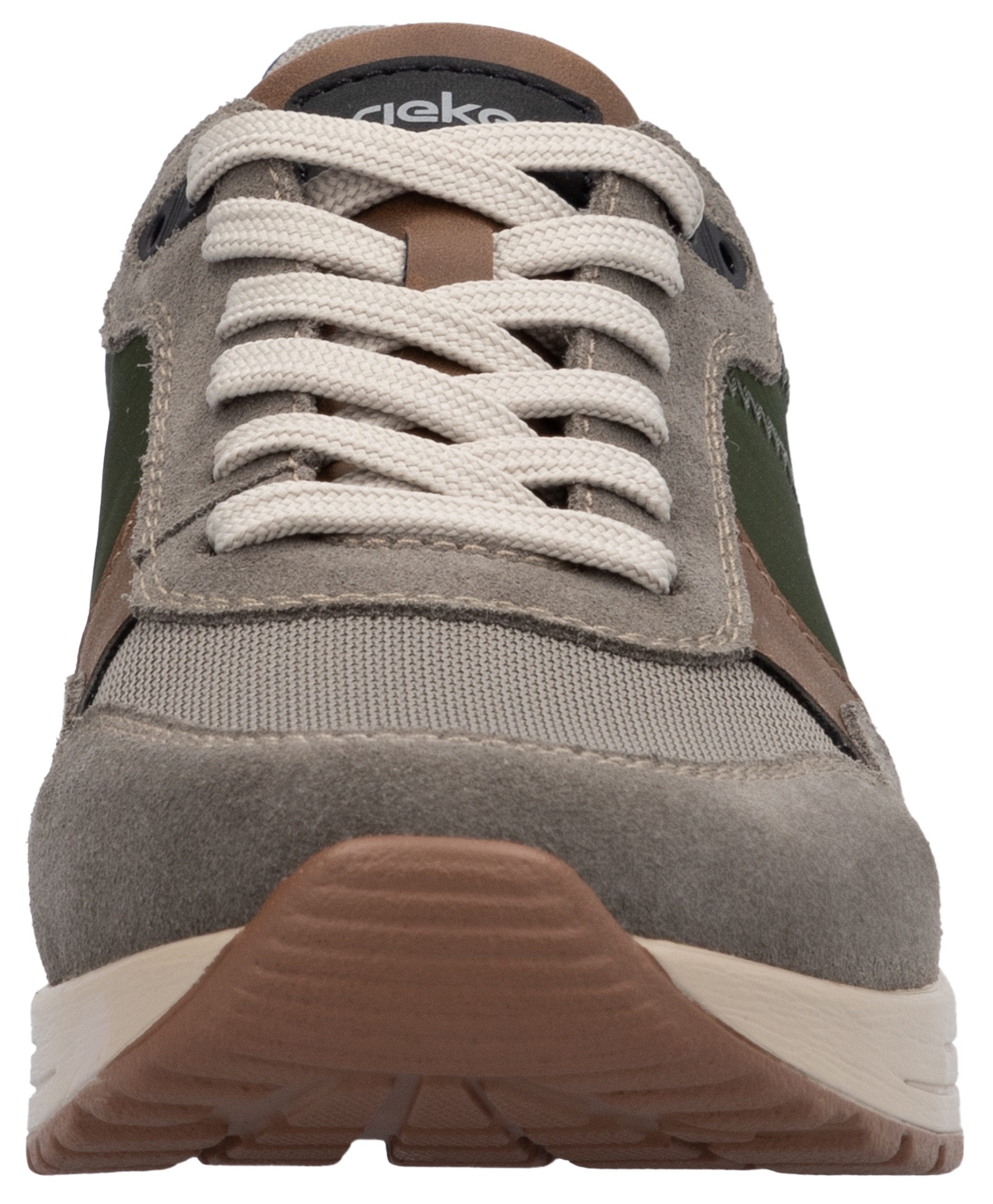 Rieker Sneakers veterschoen, lage schoen, vrijetijdsschoen met gepolsterde schachtversteviging
