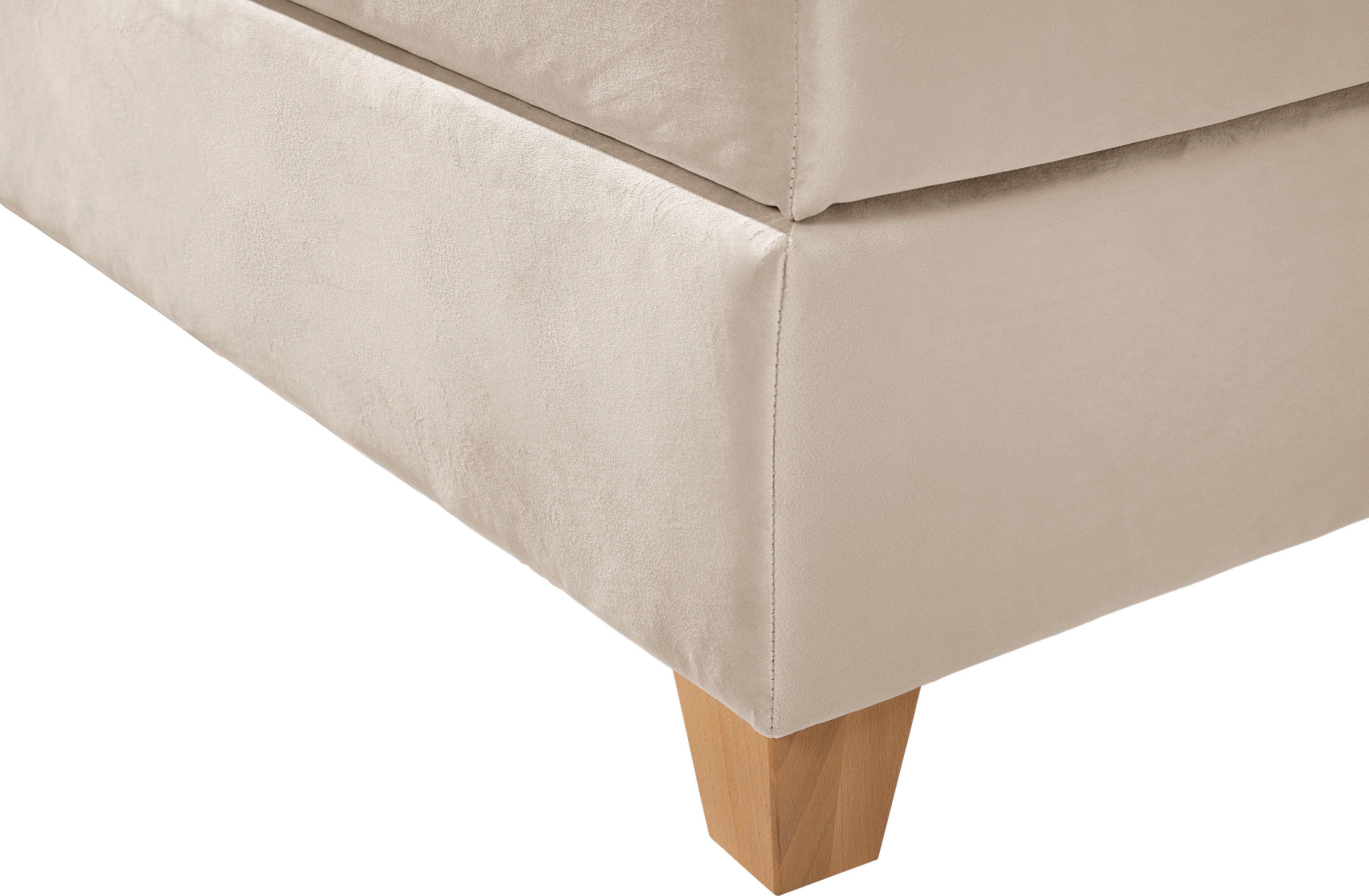 Home affaire Boxspring Moulay incl. topmatras, in extra lang 220 cm, 3 hardheden, ook in h4
