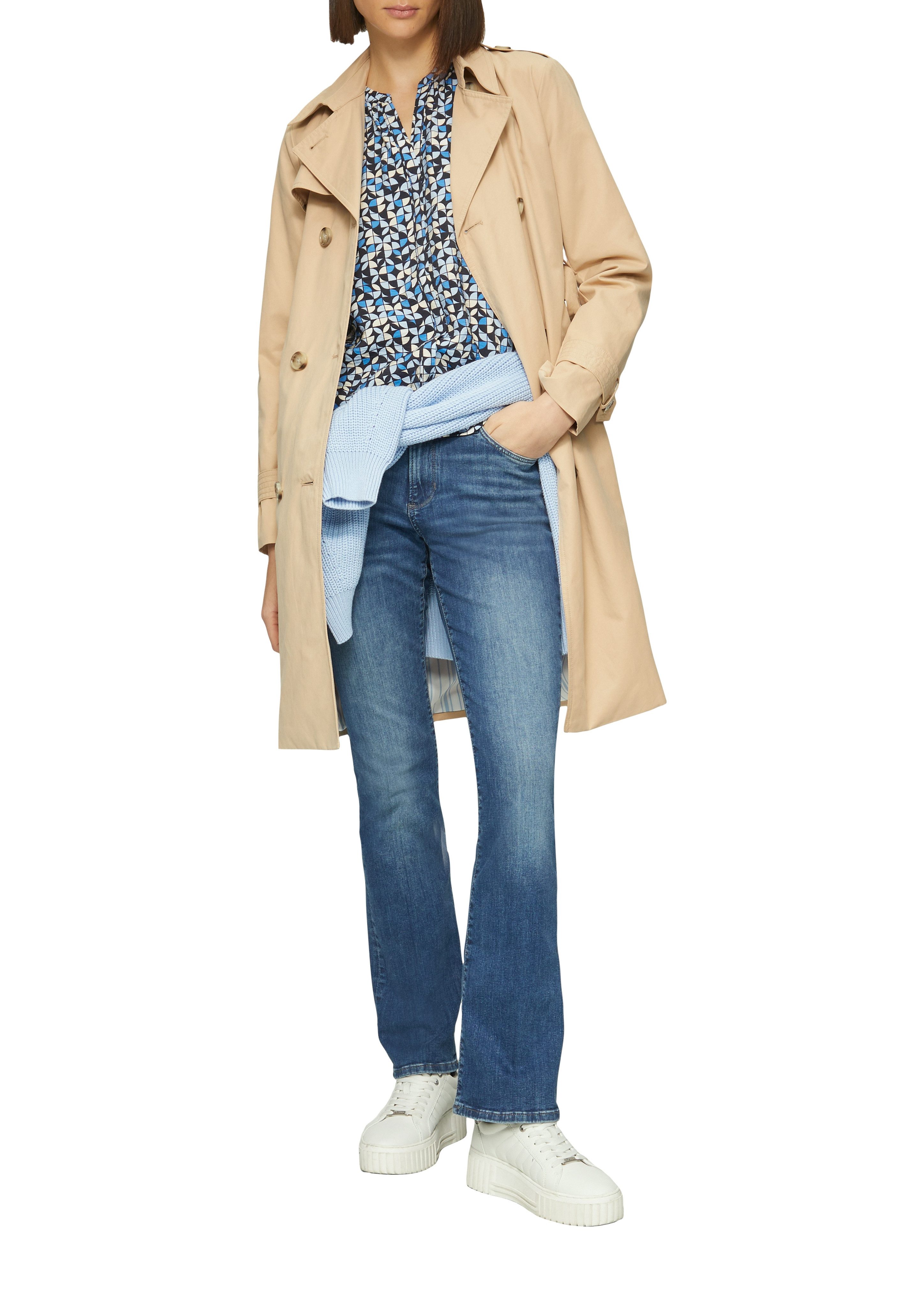 s.Oliver Blouse met lange mouwen met print all-over