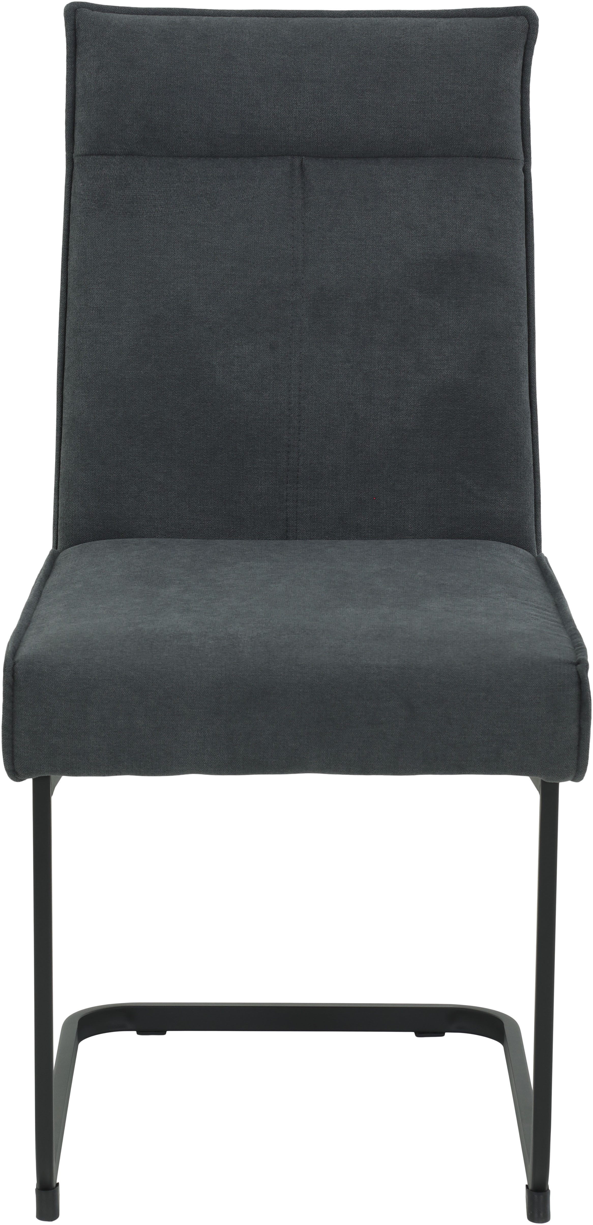 HELA Vrijdragende stoel KAREN eetkamerstoel XL-breedte, comfortzit, pocketvering, greep, 140kg belastbaar (set, 4 stuks)