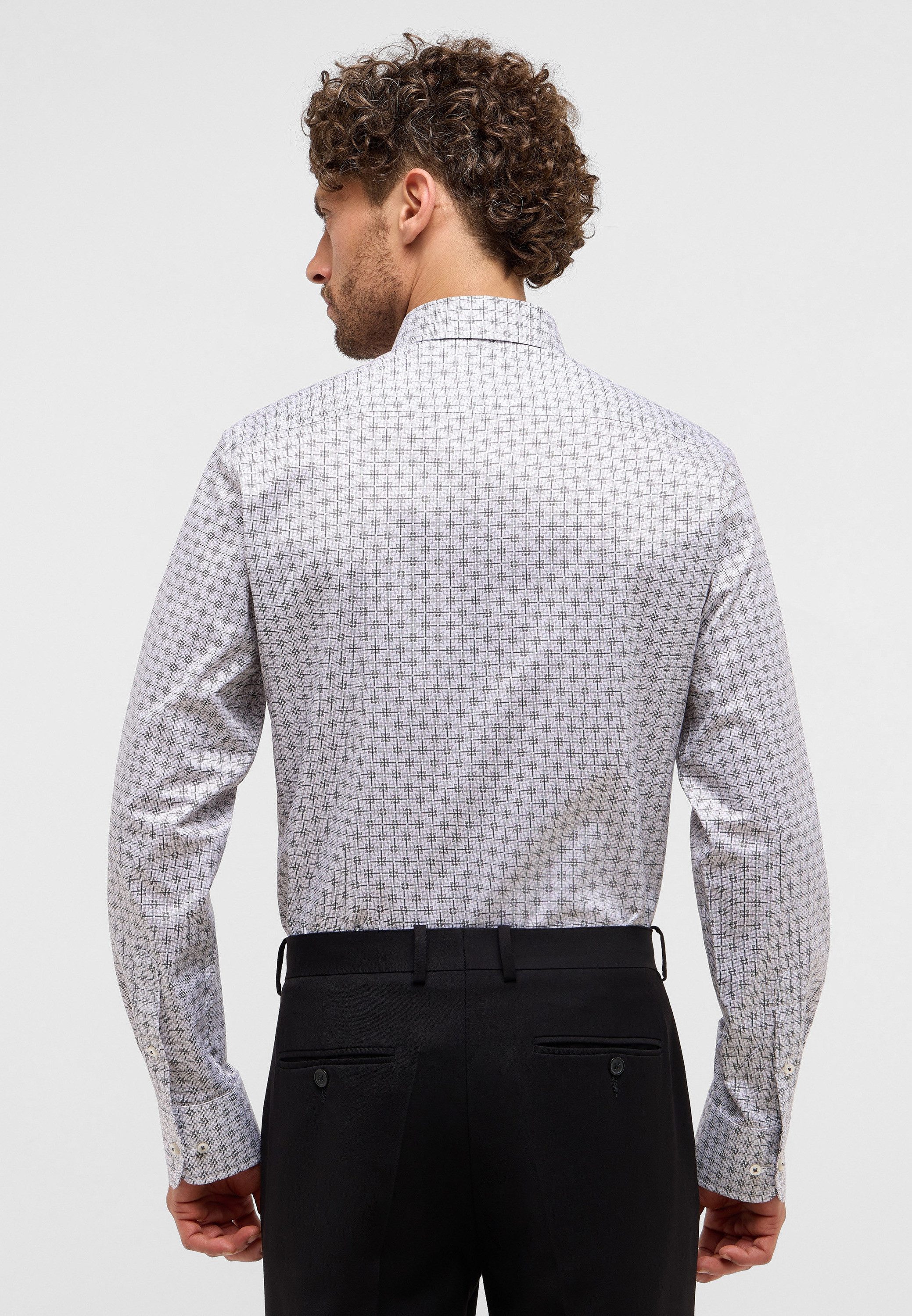 Eterna Overhemd met lange mouwen Slim fit