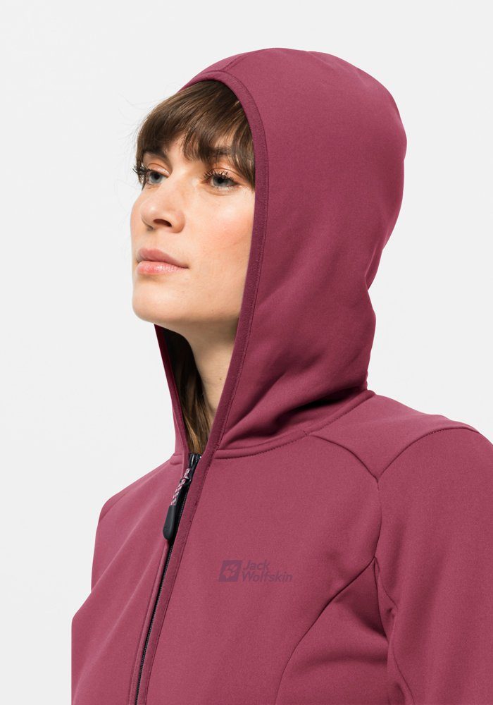 Jack Wolfskin Fleecejack BAISELBERG HOODED FZ W