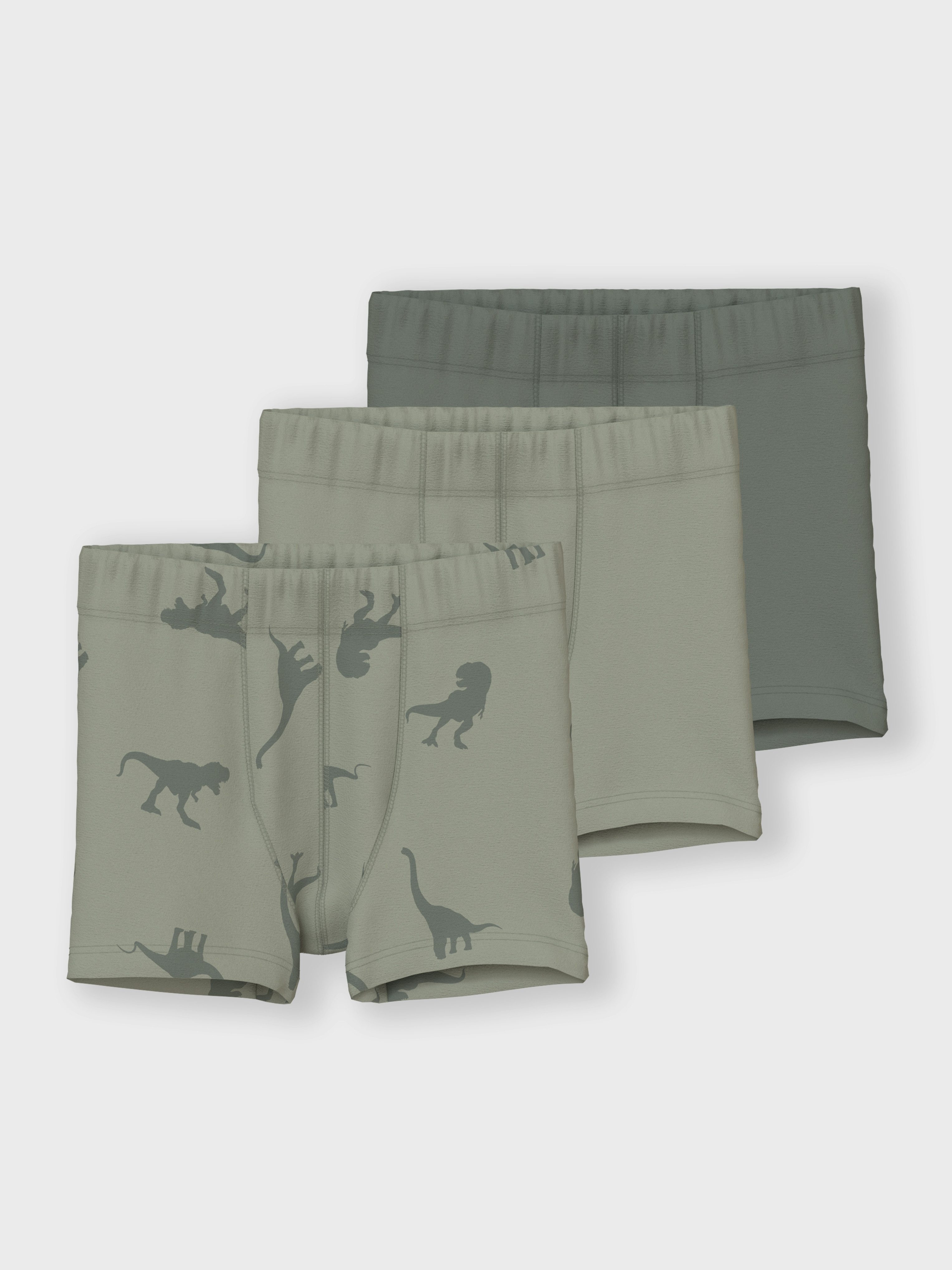 Name It Trunk NMMTIGHTS 3P AGAVE GREEN DINO NOOS (set, 3 stuks)