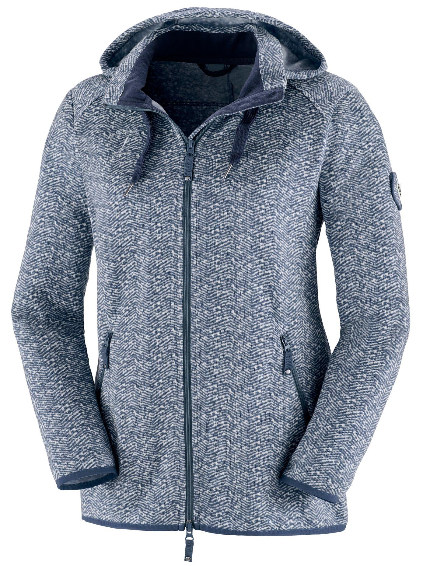 Casual Looks Fleecejack met capuchon