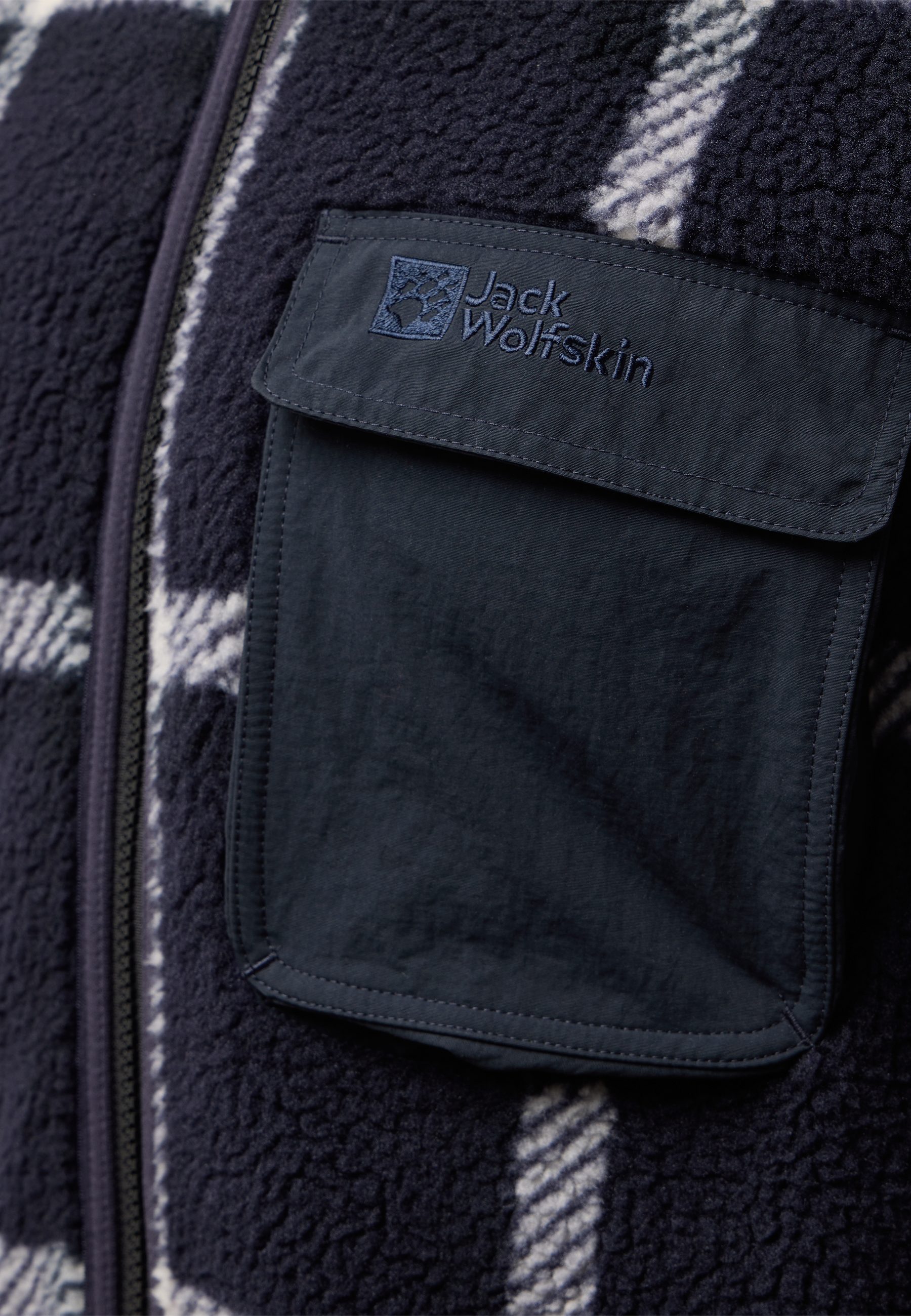 Jack Wolfskin Fleecejack FELSLICHT CHECK JACKET