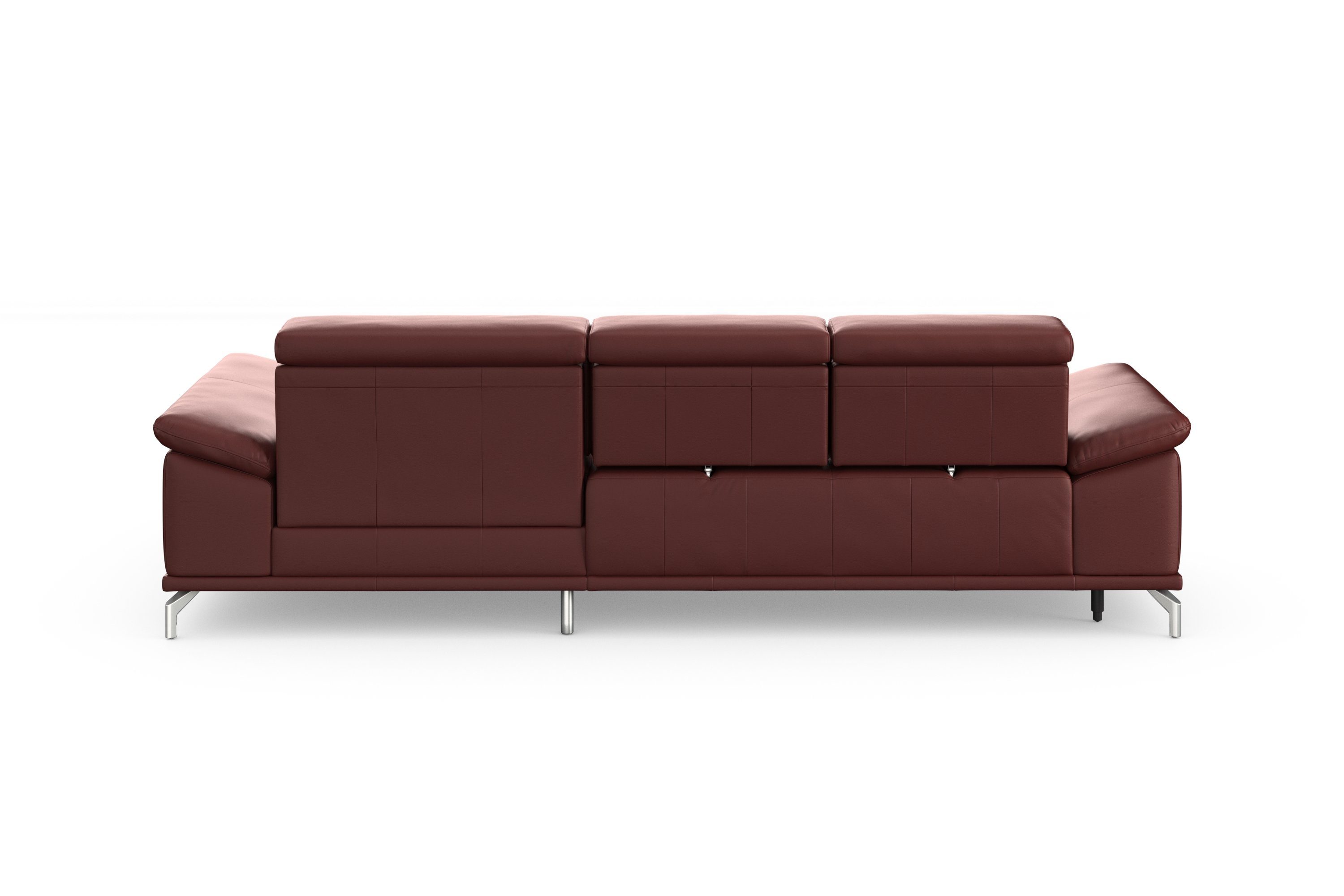 sit&more Hoekbank Cabrio L-vorm, met zitdiepteverstelling, arm- en hoofdsteunverstelling