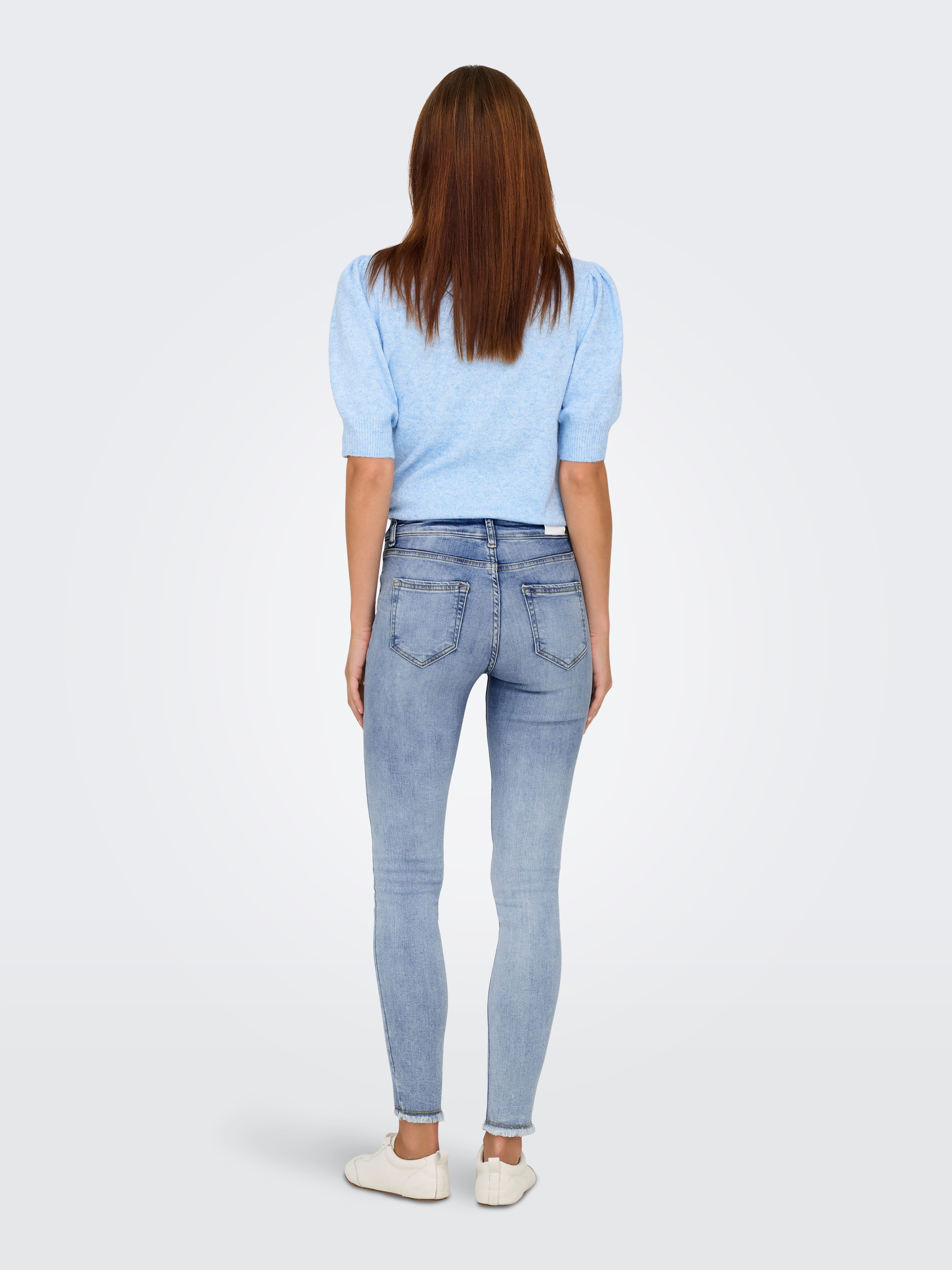 Only Ankle jeans ONLBLUSH MID SK ANK RAW DNM REA694 NOOS