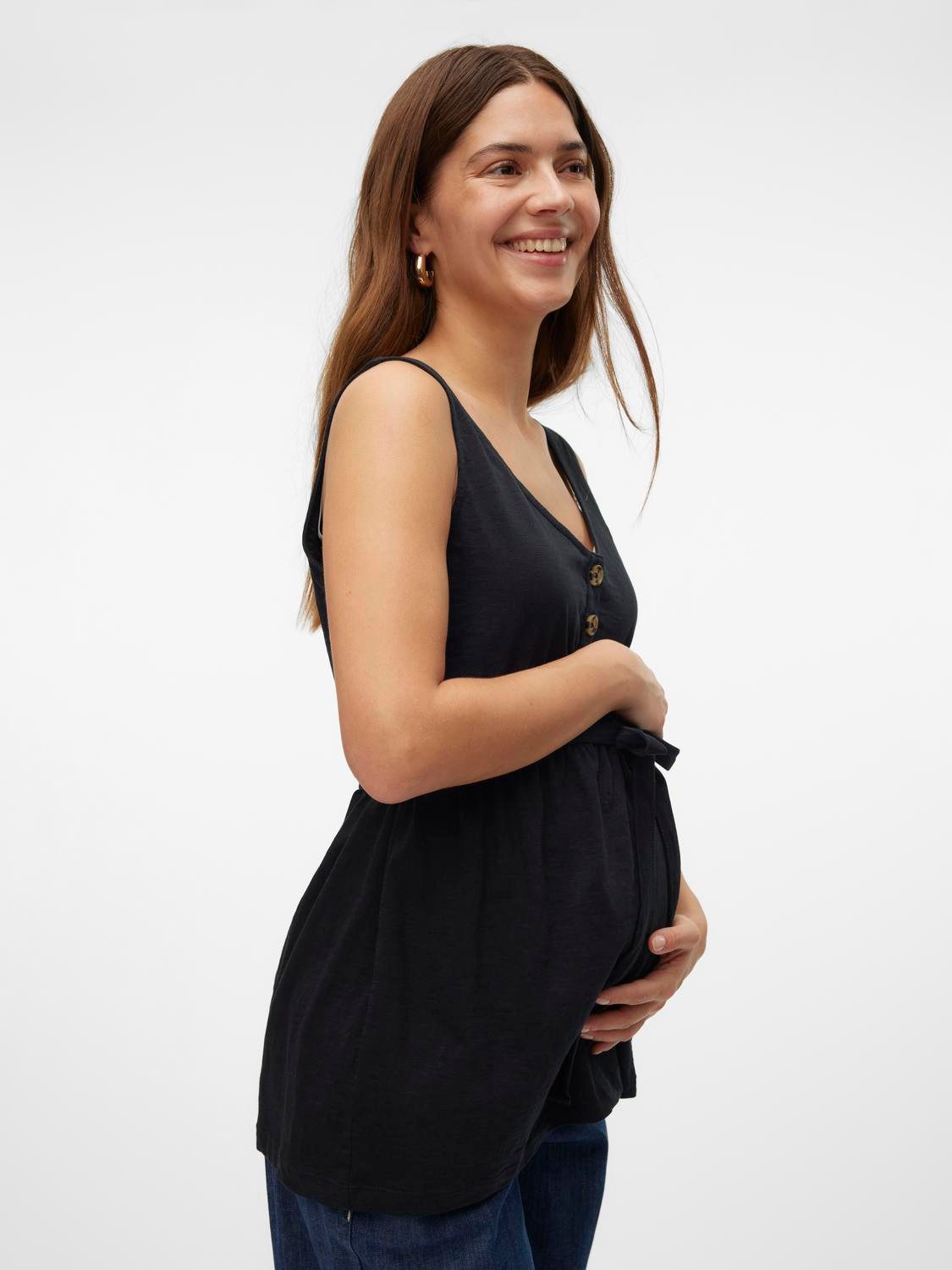 Mamalicious Zwangerschapsshirt MLEVI LIA SL JRS TOP 2F NOOS