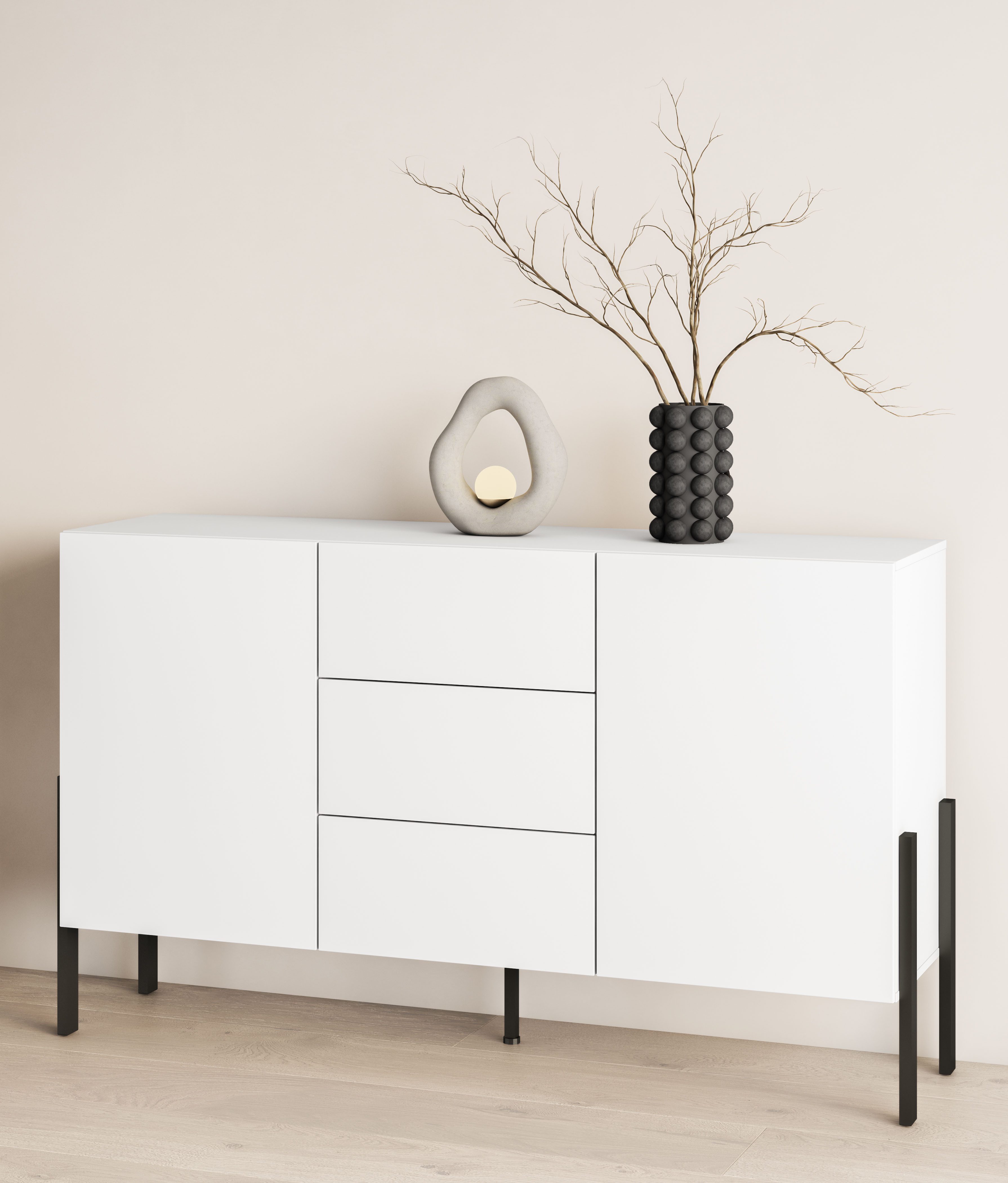 INOSIGN Dressoir Jukon, breedte 150 of 180 cm, moderne grepless commode
