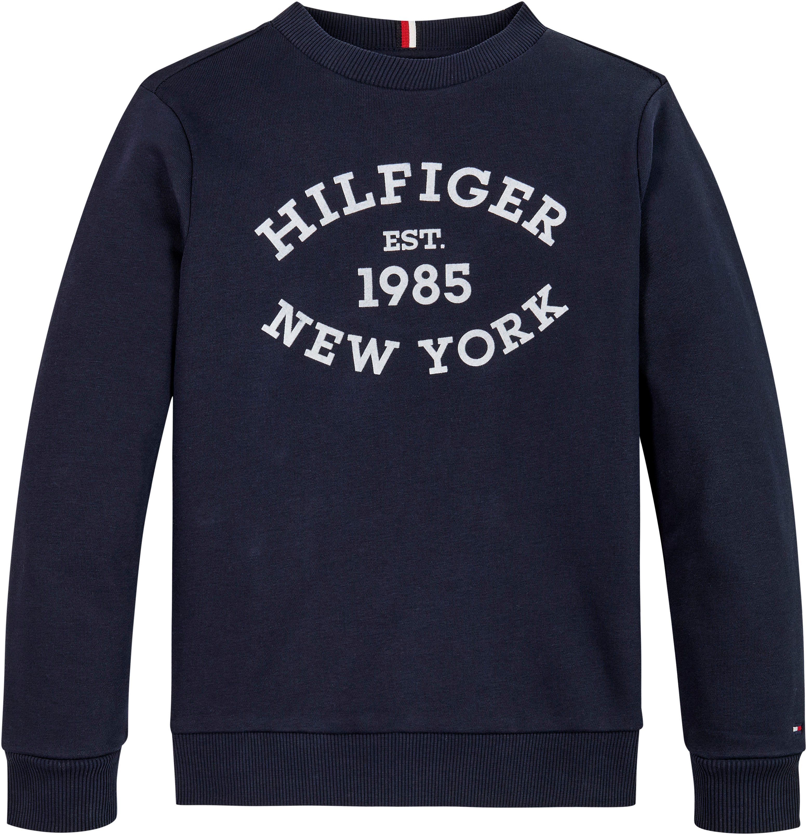 Tommy Hilfiger Sweatshirt MONOTYPE FLOCK REG SWEATSHIRT