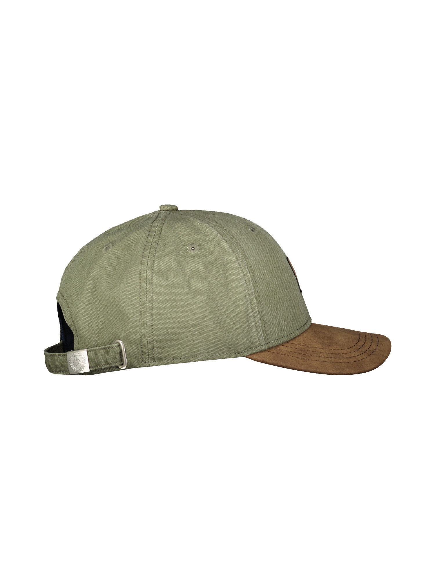Lerros Baseball pet LERROS basecap van canvas, met kunstlederen klep