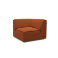 couch ♥ bank-hoekelement vette bekleding modulair element, vele modules voor individuele samenstelling van couch favorieten bruin