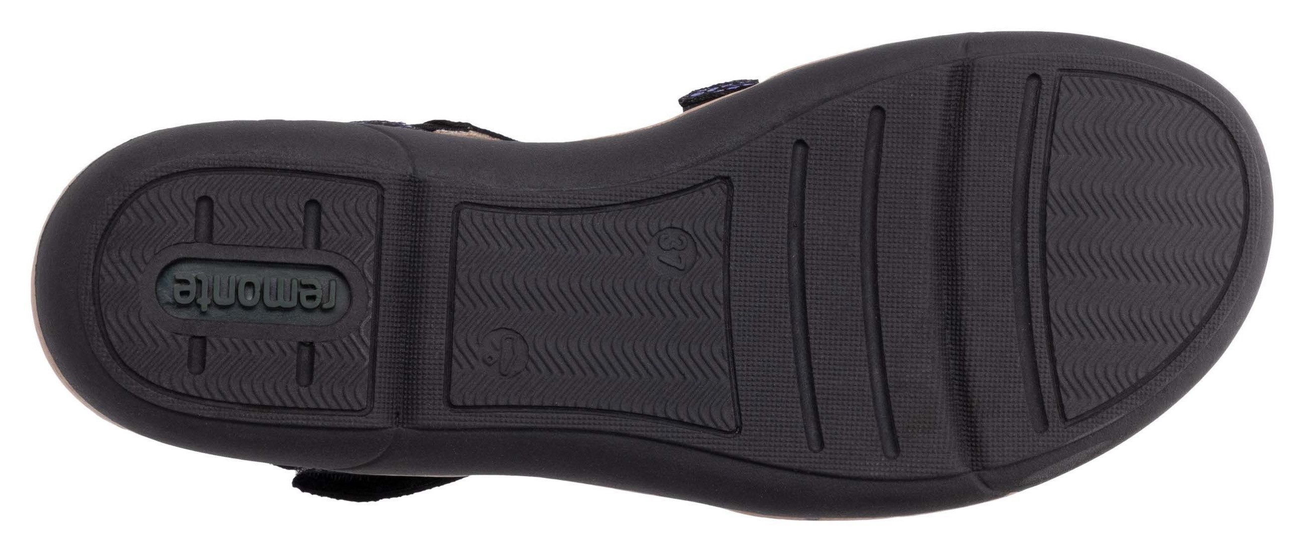 Remonte Sleehaksandaaltjes , zomer schoen, klittenbandschoen, riemchensandaal met zachte binnenzool