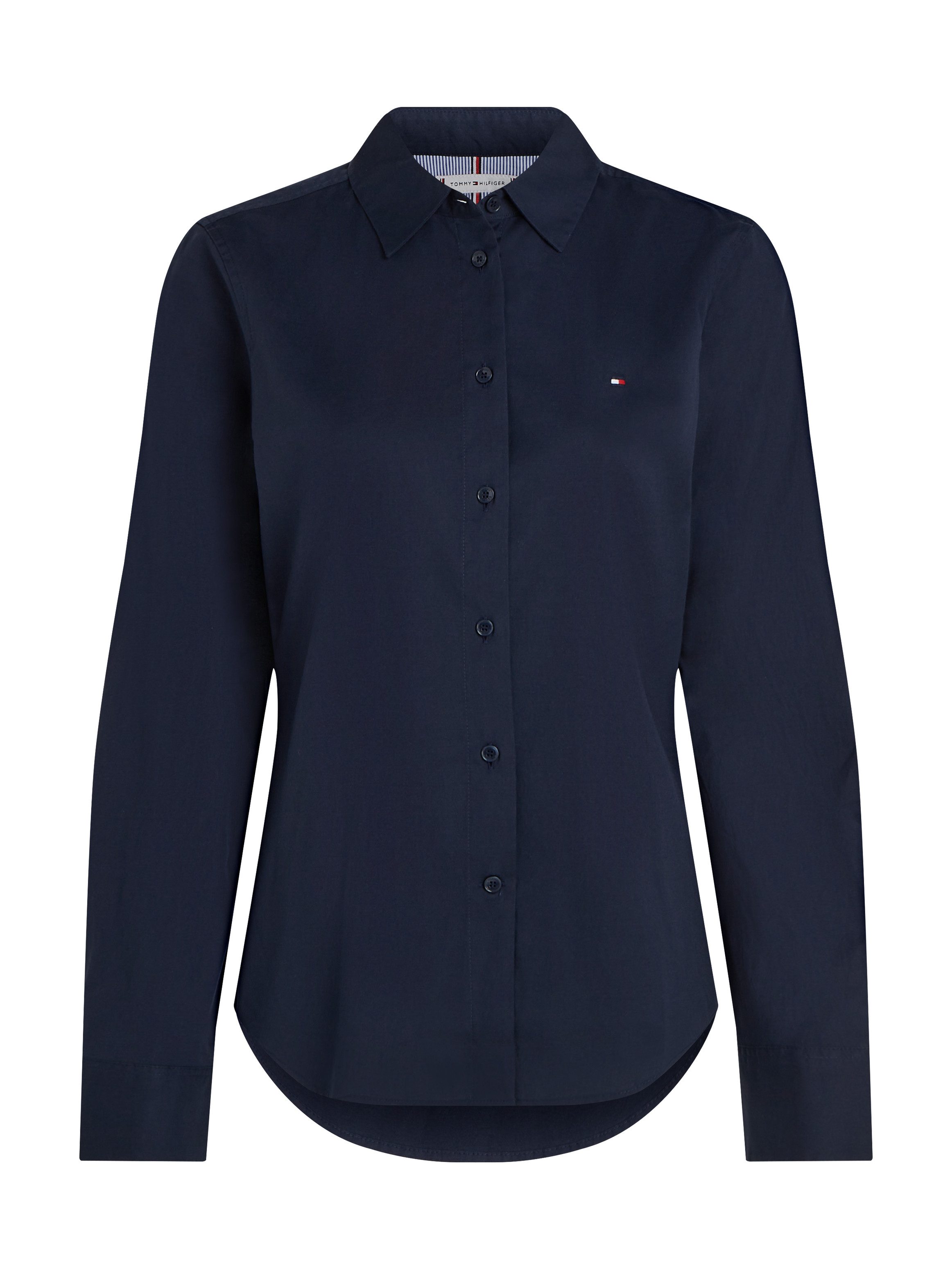 Tommy Hilfiger Overhemdblouse STRETCH OXFORD REGULAR SHIRT