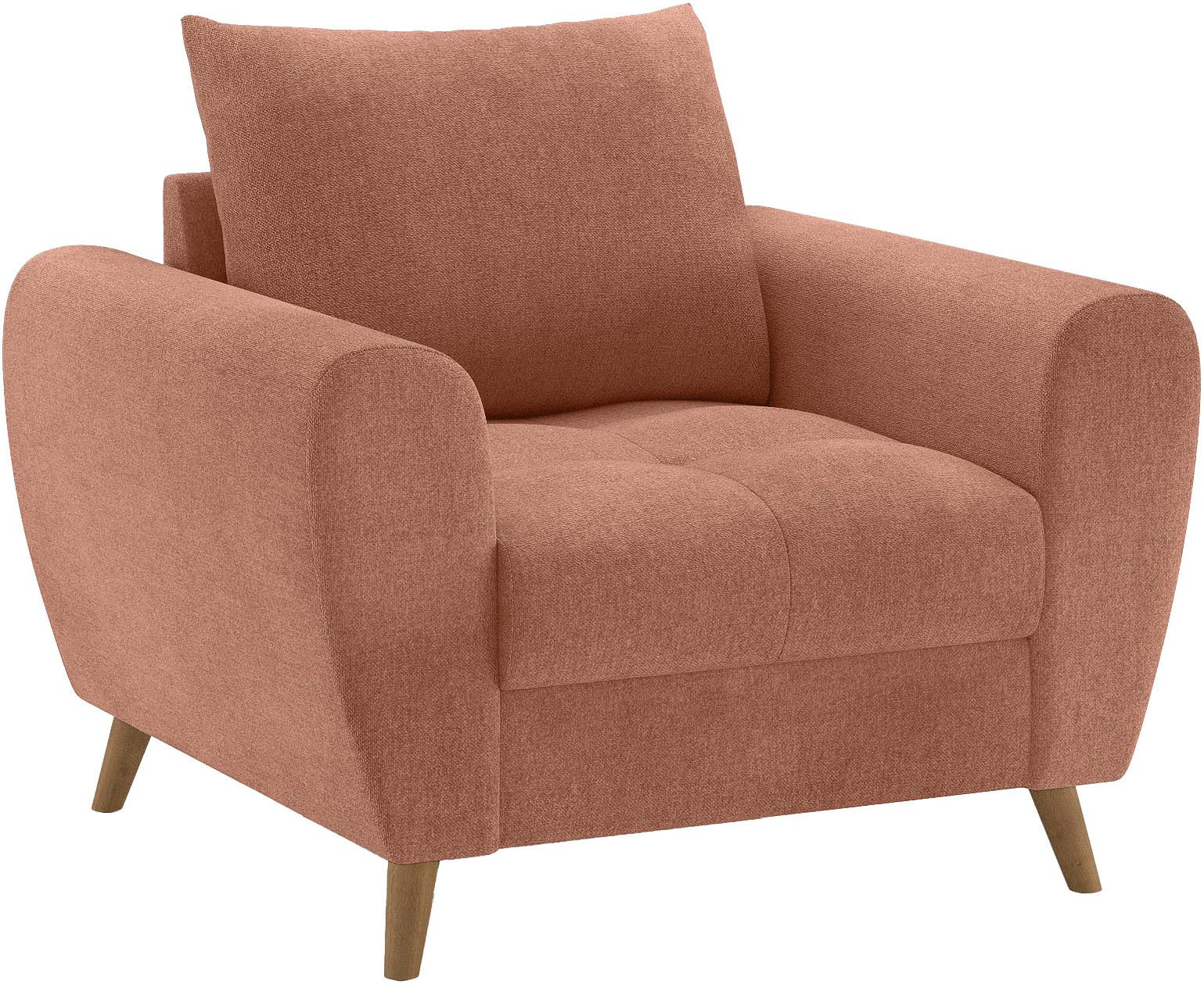 Mr. Couch Fauteuil Blackburn II Geschikt voor de set, optioneel met koudschuim fauteuils oranje
