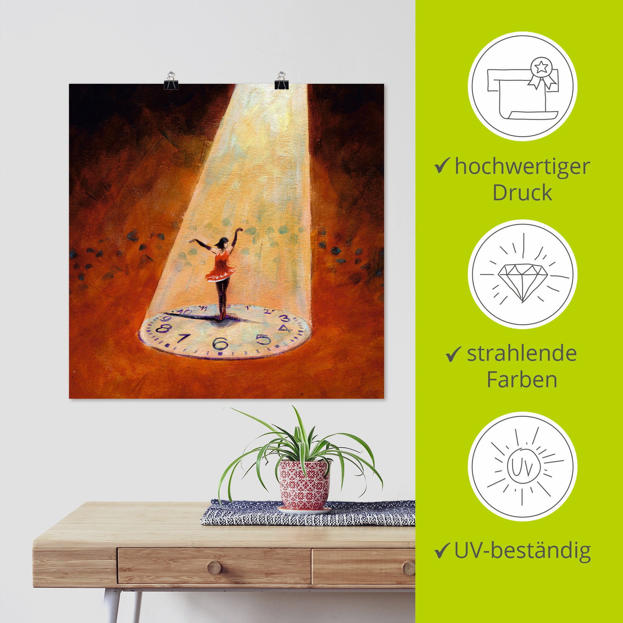 Artland Artprint In het nu zijn als artprint op linnen, poster in verschillende formaten maten