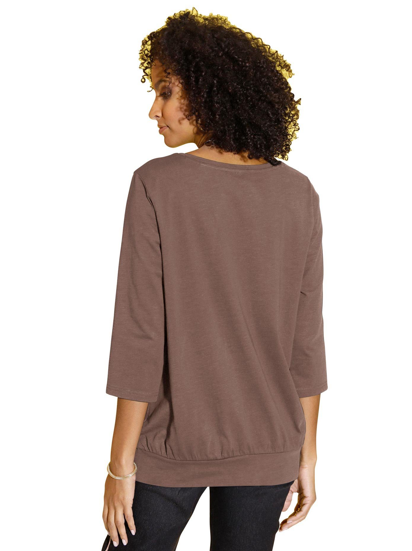 Classic Basics Shirt met 3/4-mouwen Shirt (1-delig)