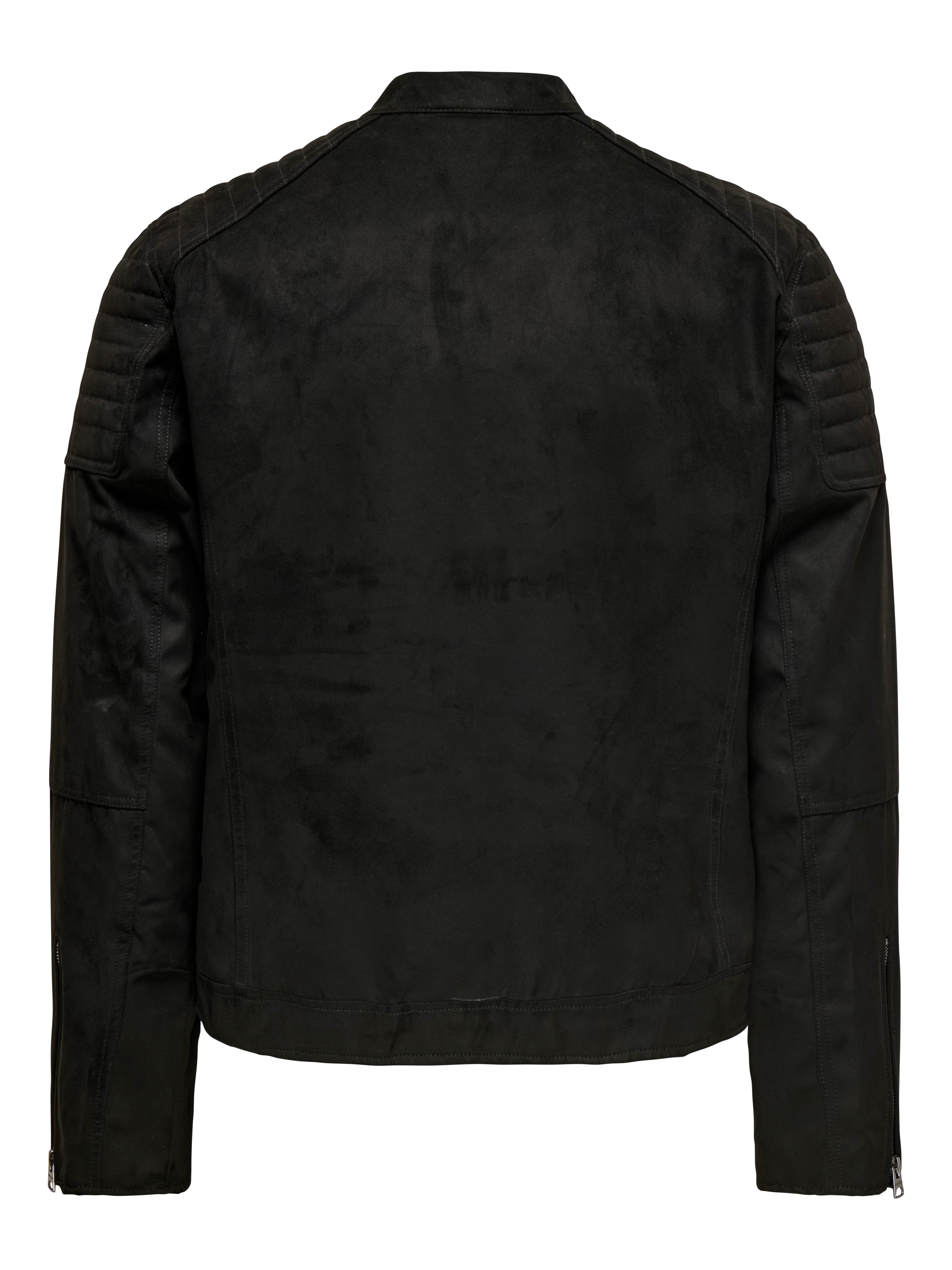 ONLY & SONS Imitatieleren jack ONSGUS FAUX SUEDE RACER JACKET OTW NOOS