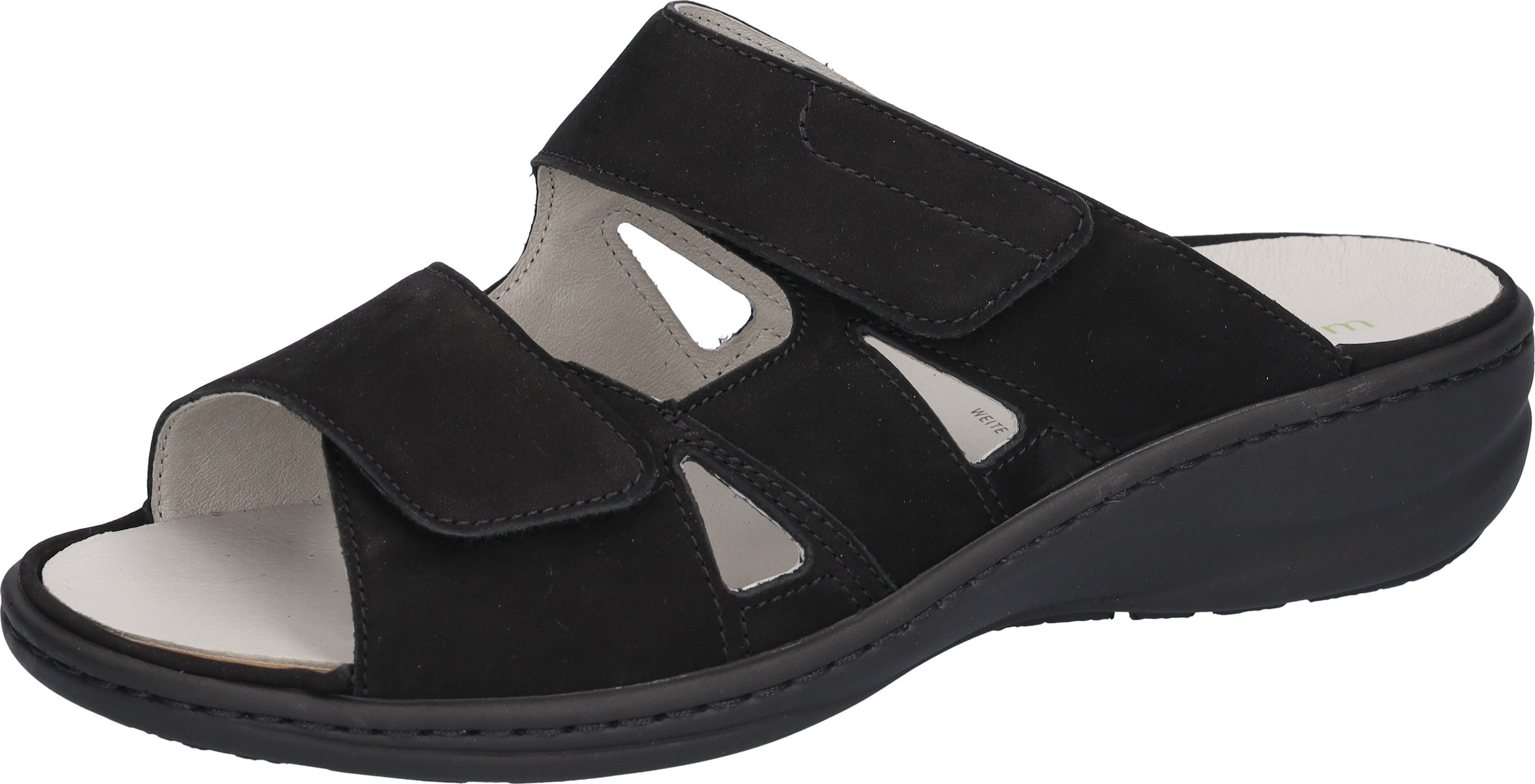 Waldläufer Slippers HERIA Zomerschoen, comfort schoen, pantoffel in breedte H, met klittenbandsluiting
