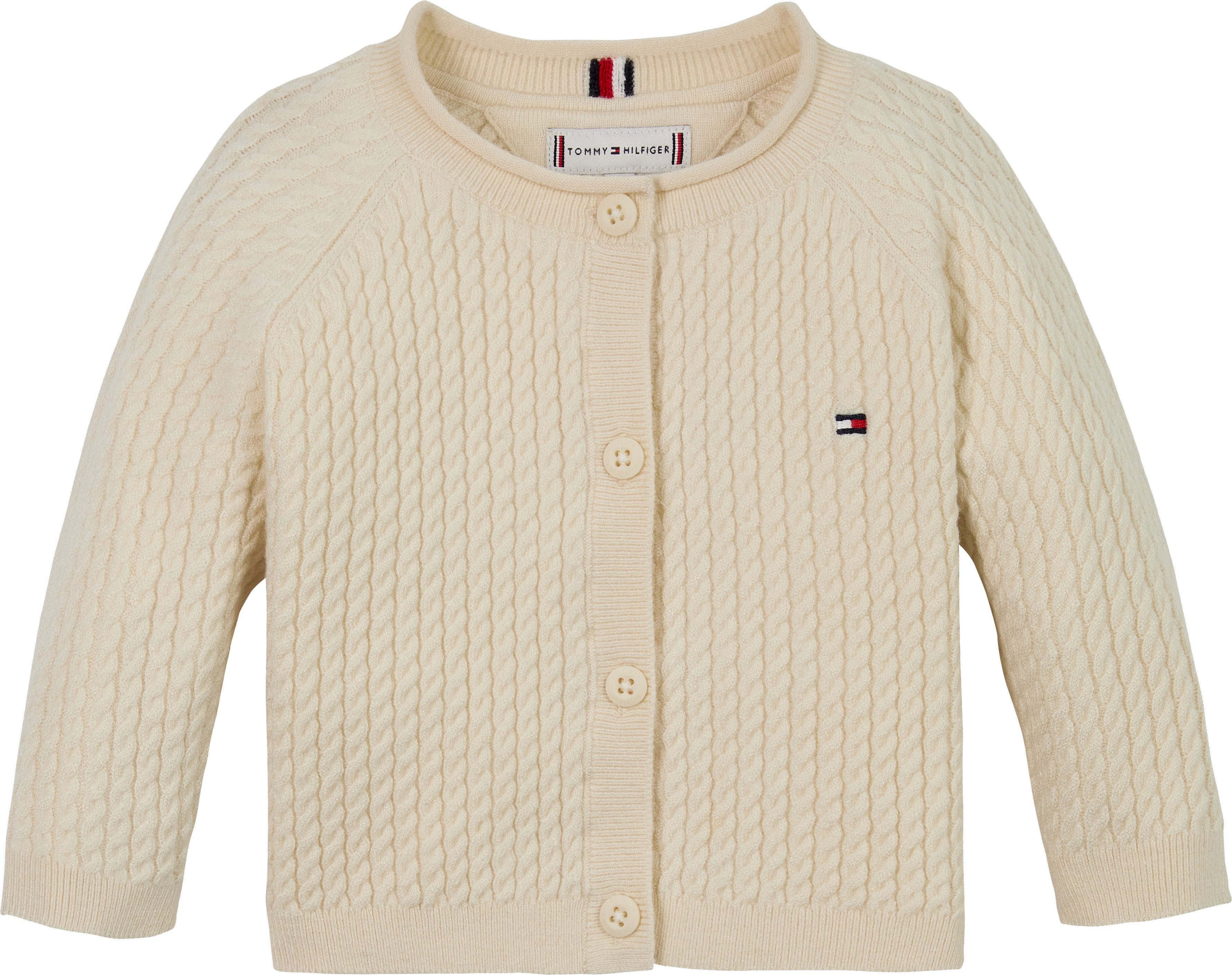 Tommy Hilfiger Vest CABLE CARDIGAN met kabelpatroon