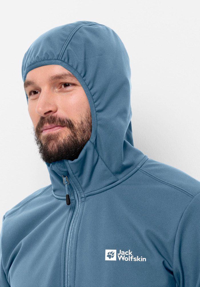 Jack Wolfskin Softshell-jack BORNBERG HOODY M