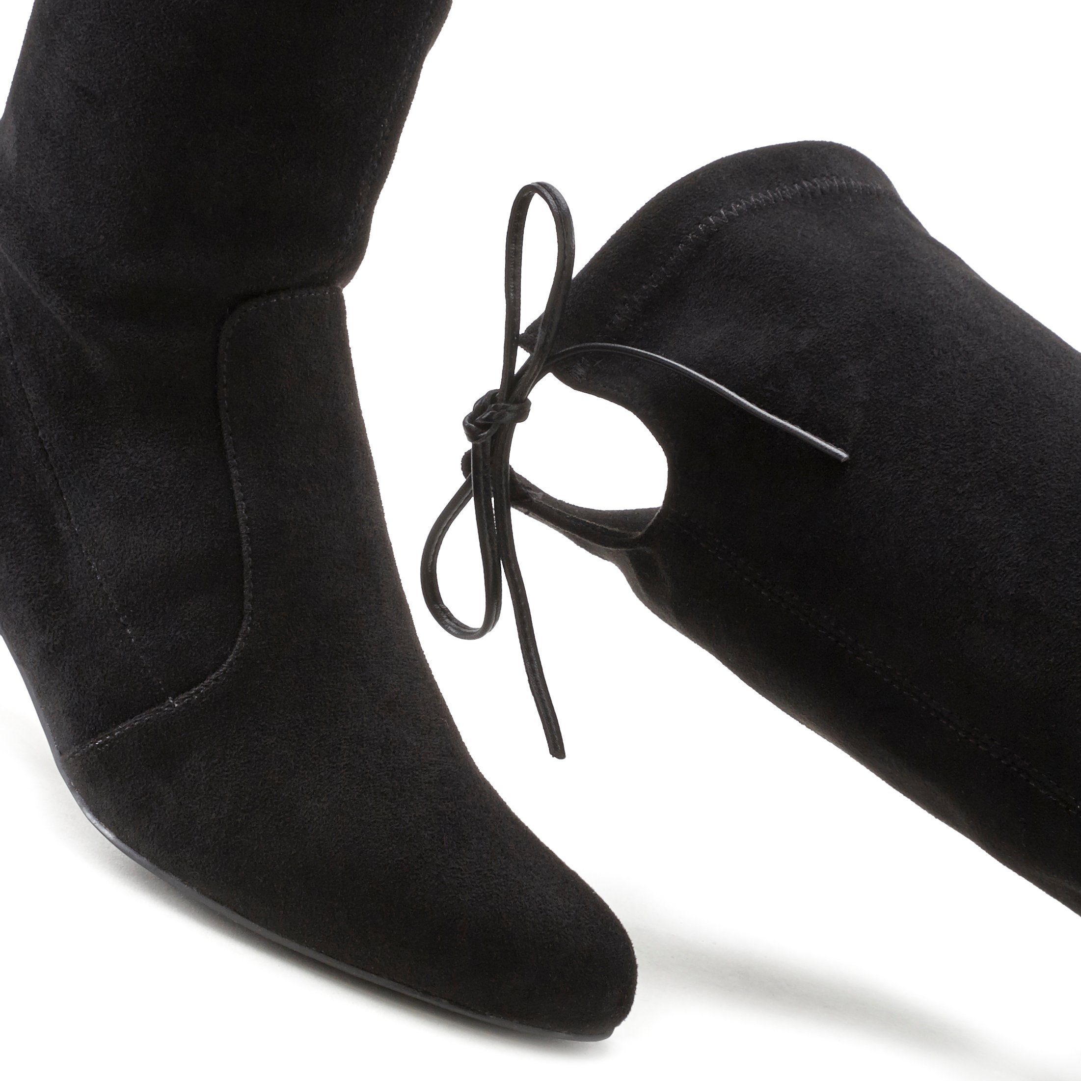 Lascana Instaplaarzen Slip-on boots, slouchy boots, slip-on, stretch & blokhak
