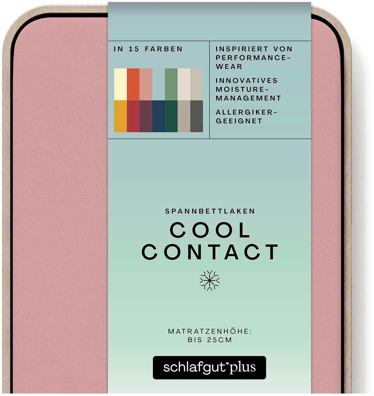 Schlafgut Hoeslaken Cool Contact 100% gekamd microvezel (1 stuk)