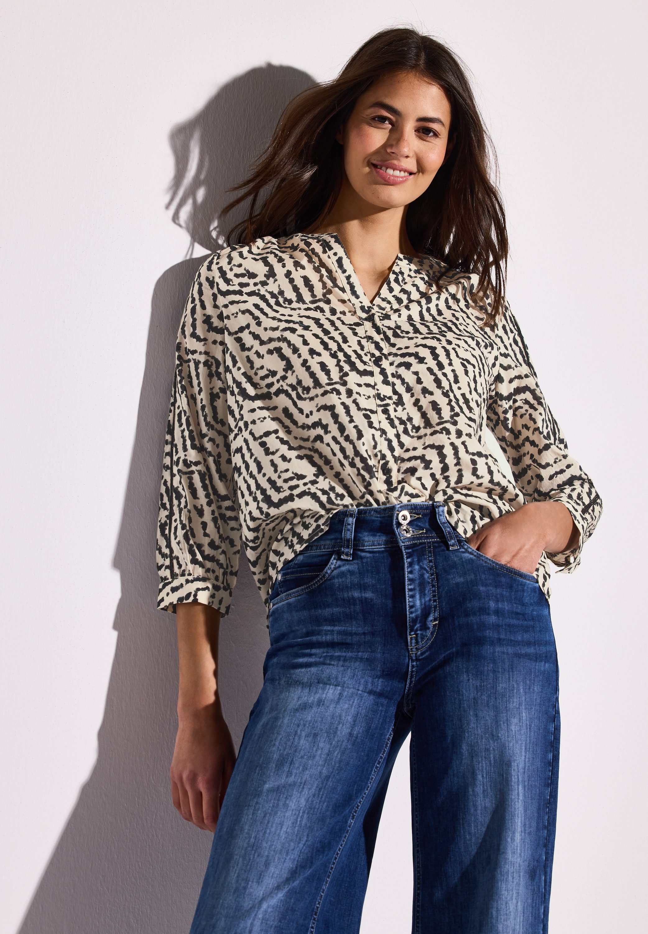 STREET ONE Gedessineerde blouse