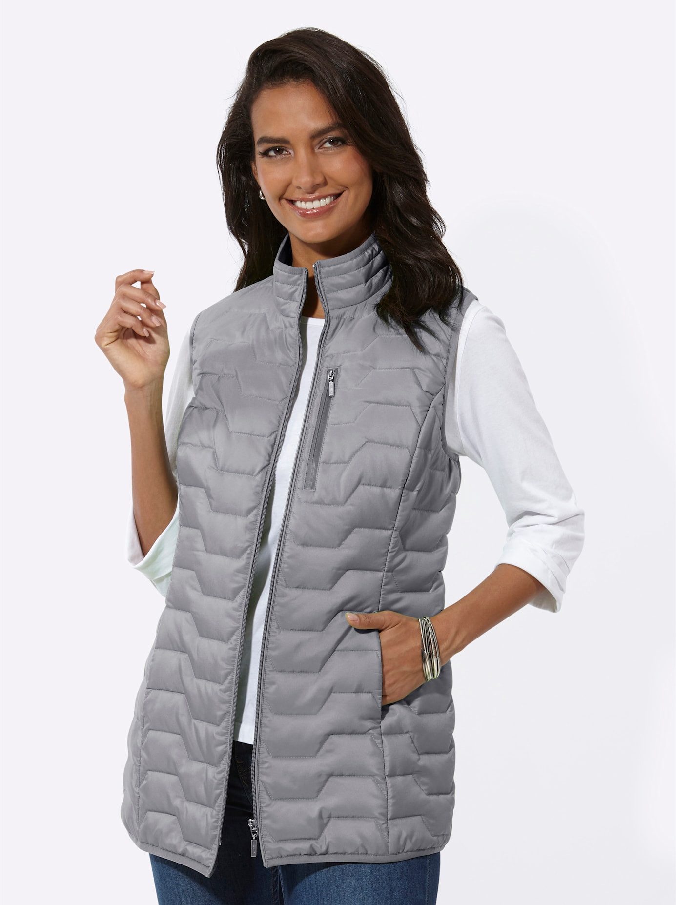 Casual Looks Bodywarmer bovenkleding maat 42 grijs