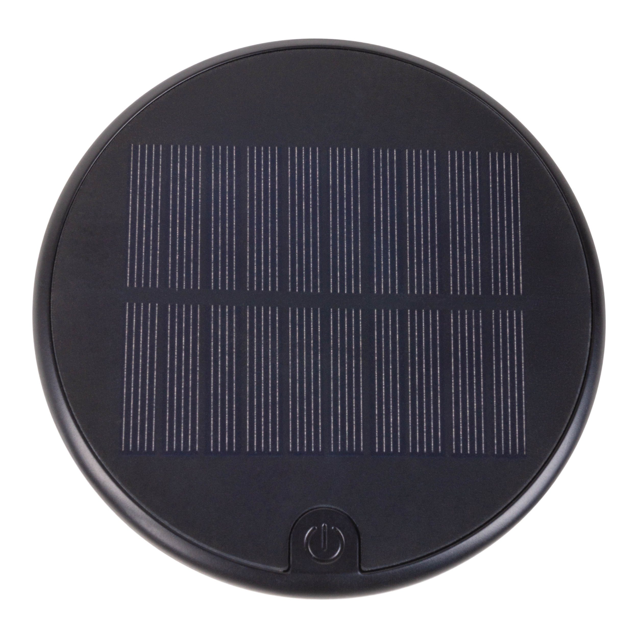 näve Led-tafellamp Palu Zonne-/accu-aangedreven, aanraking, dimbaar, geheugen, USB-C oplaadkabel, warmwit (1 stuk)