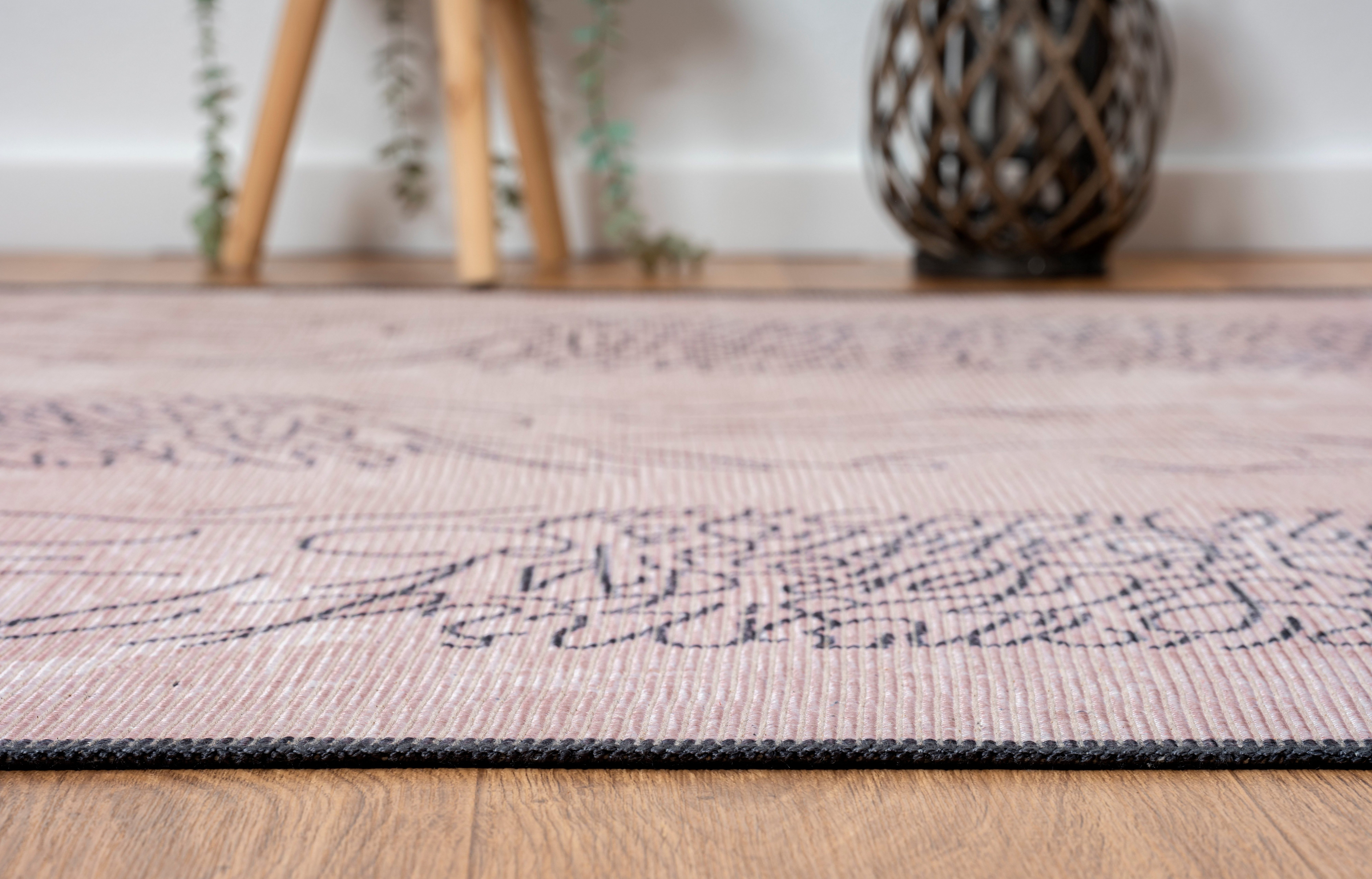 Myflair Möbel & Accessoires Vloerkleed Mira voorraadopruiming bedrukt, modern ontwerp, geschikt voor binnen- en buitengebruik, wasbaar