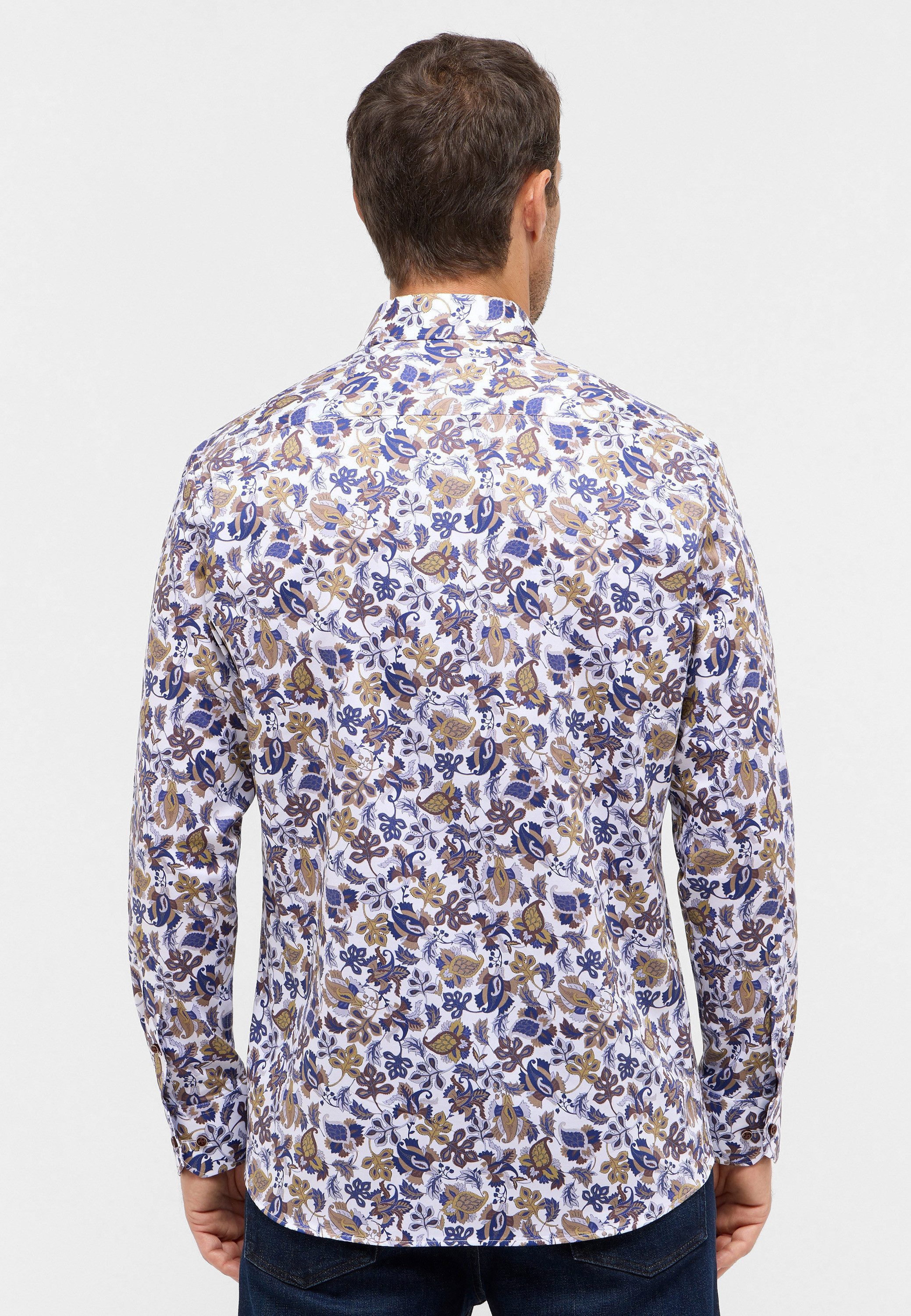 Eterna Overhemd met lange mouwen MODERN FIT NON IRON (strijkvrij)