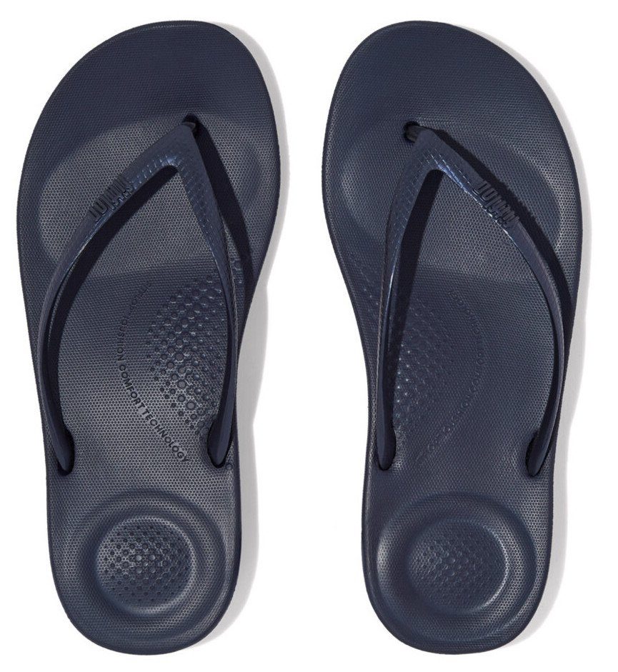 Fitflop Teenslippers IQushion sleehak, zomerschoen, slipper in smalle vorm
