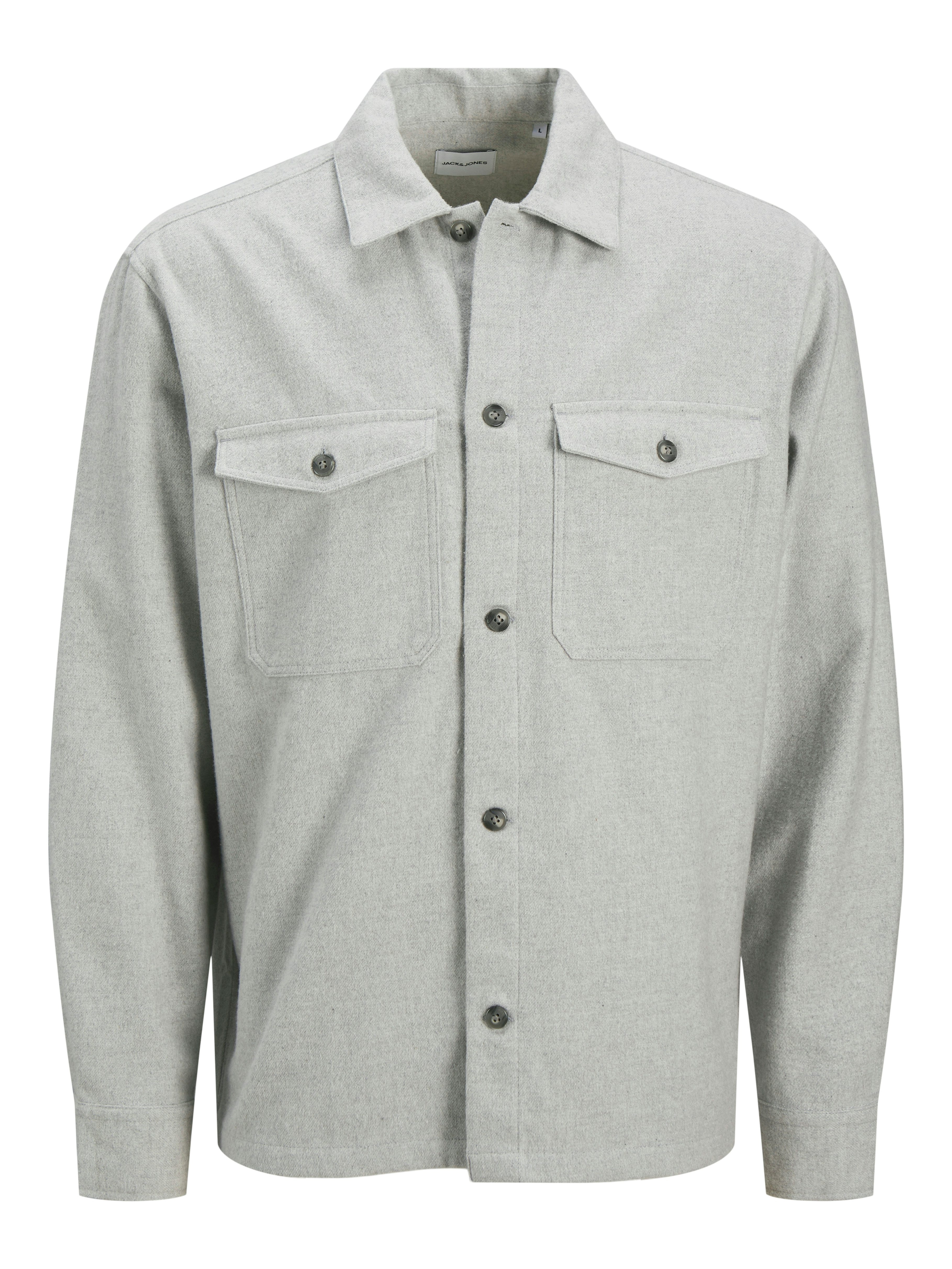 Jack & Jones Overhemd met lange mouwen JJEPERFECT MELANGE OVERSHIRT LS SN