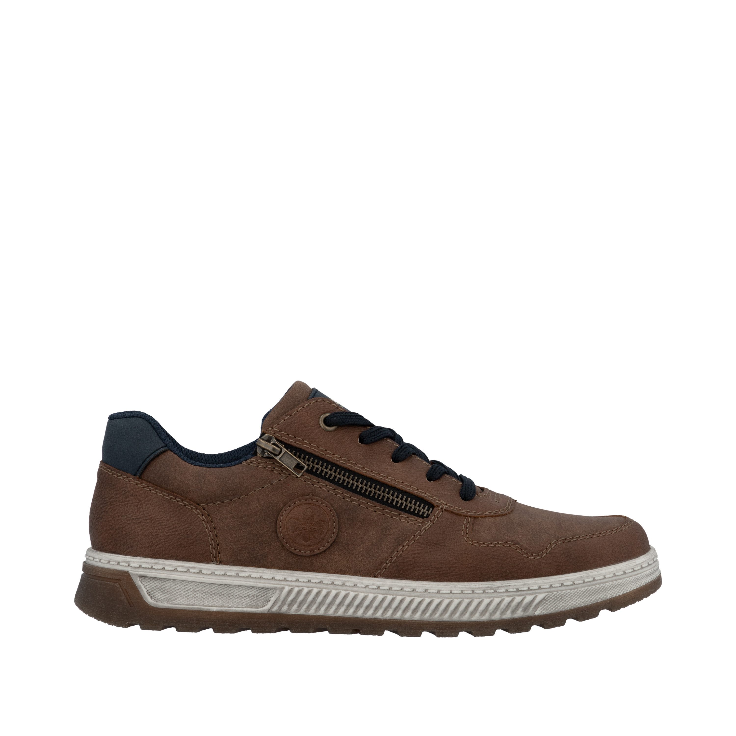 Rieker Sneakers Vrijetijdsschoen, halfschoen, veterschoen met contrastafwerking