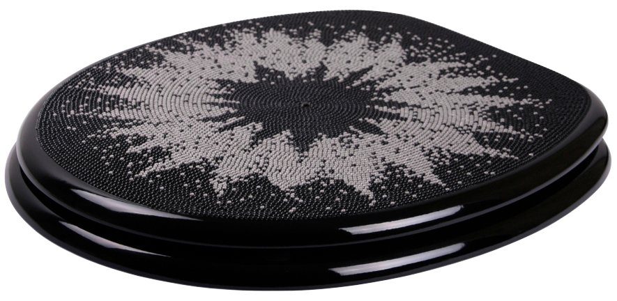 Sanilo Toiletzitting Crystal Nova met soft-closemechanisme