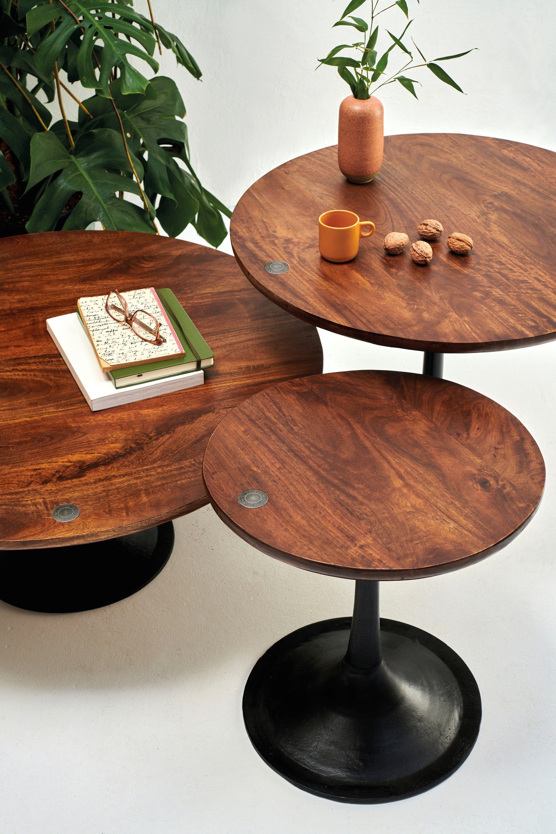 TOM TAILOR HOME Bijzettafel T-MODERN COUCH TABLE MEDIUM met ingebouwde tom tailor-knop