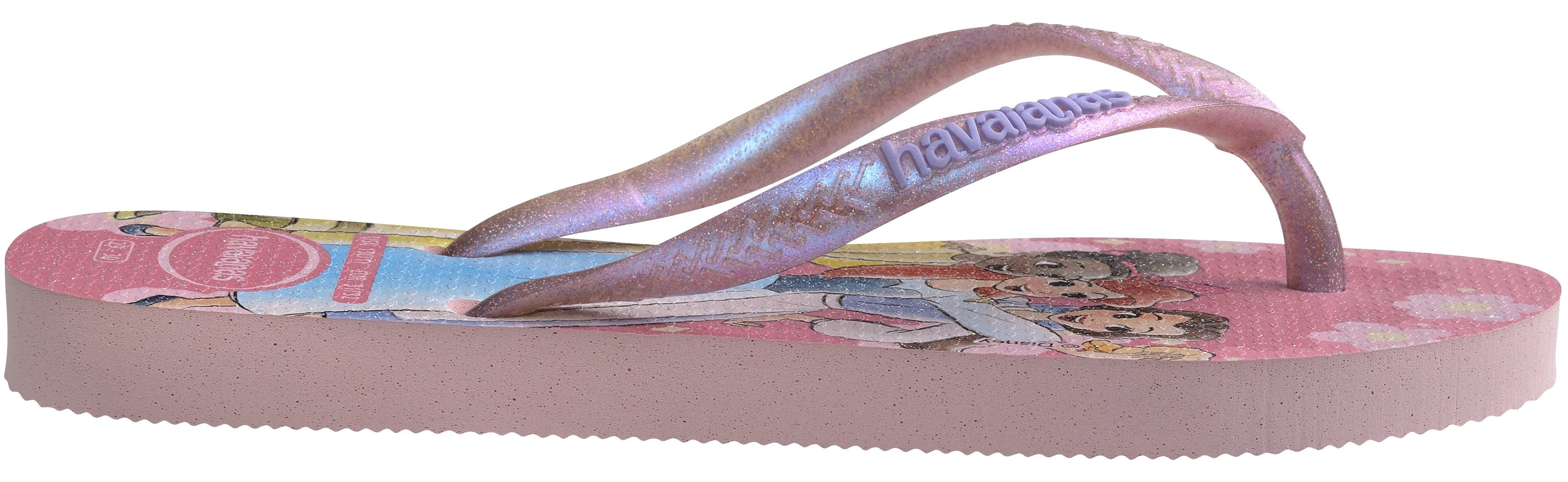 Havaianas Teenslippers KIDS SLIM PRINCESS , zomerschoenen, badschoen, vakantie, met schattig prinsessendesign