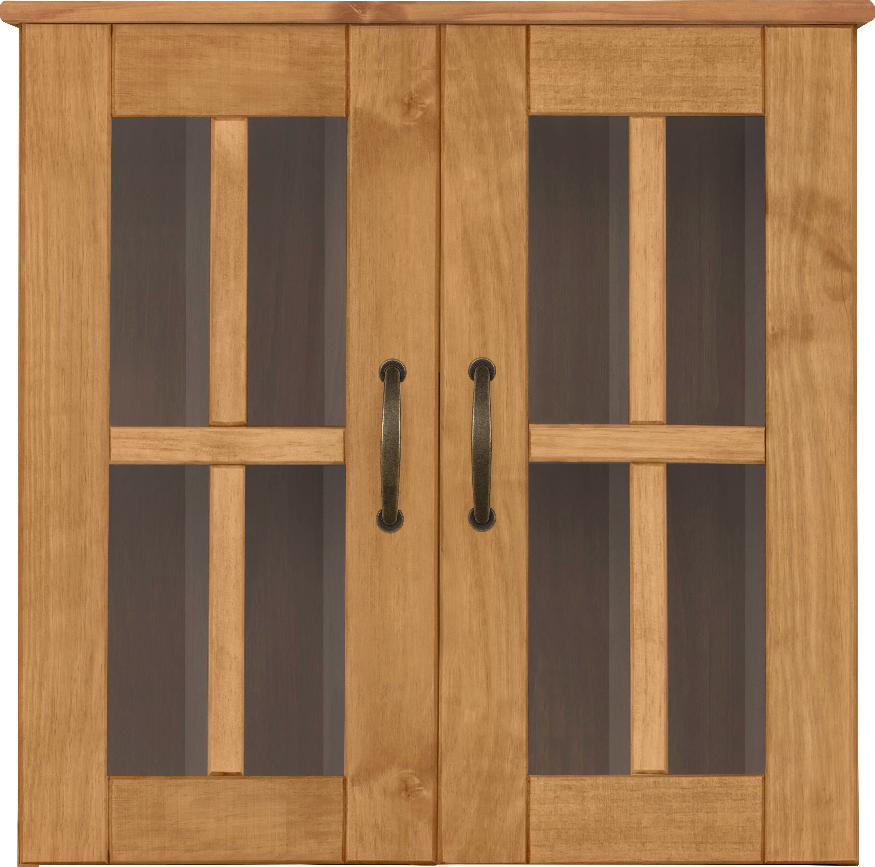 Home affaire Hangend kastje Rodby Massief, FSC®-gecertificeerd hout, grepen metaal, breedte 60 cm, hoogte 60 cm